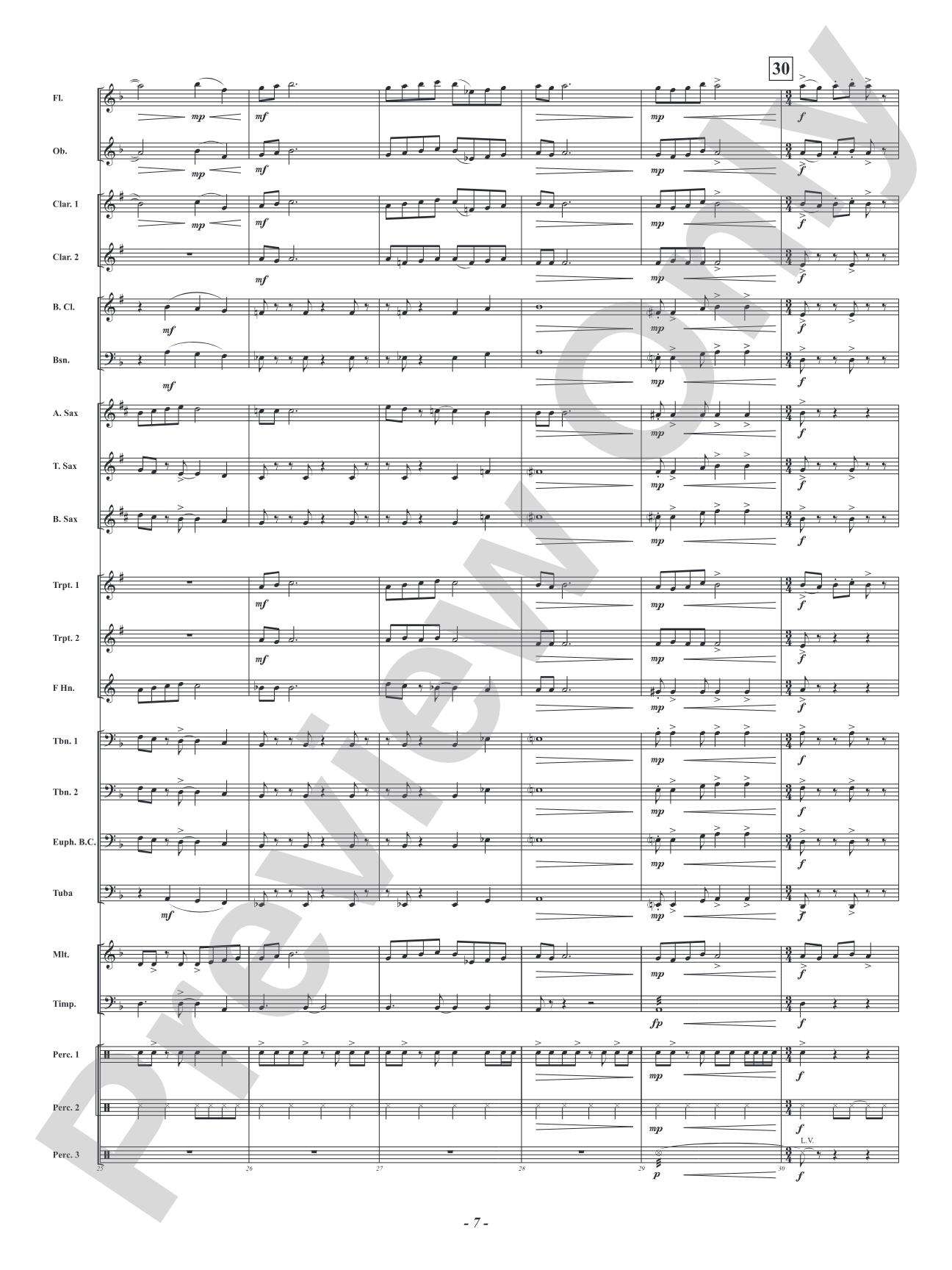 Adventures in Rhythm: Concert Band Conductor Score & Parts