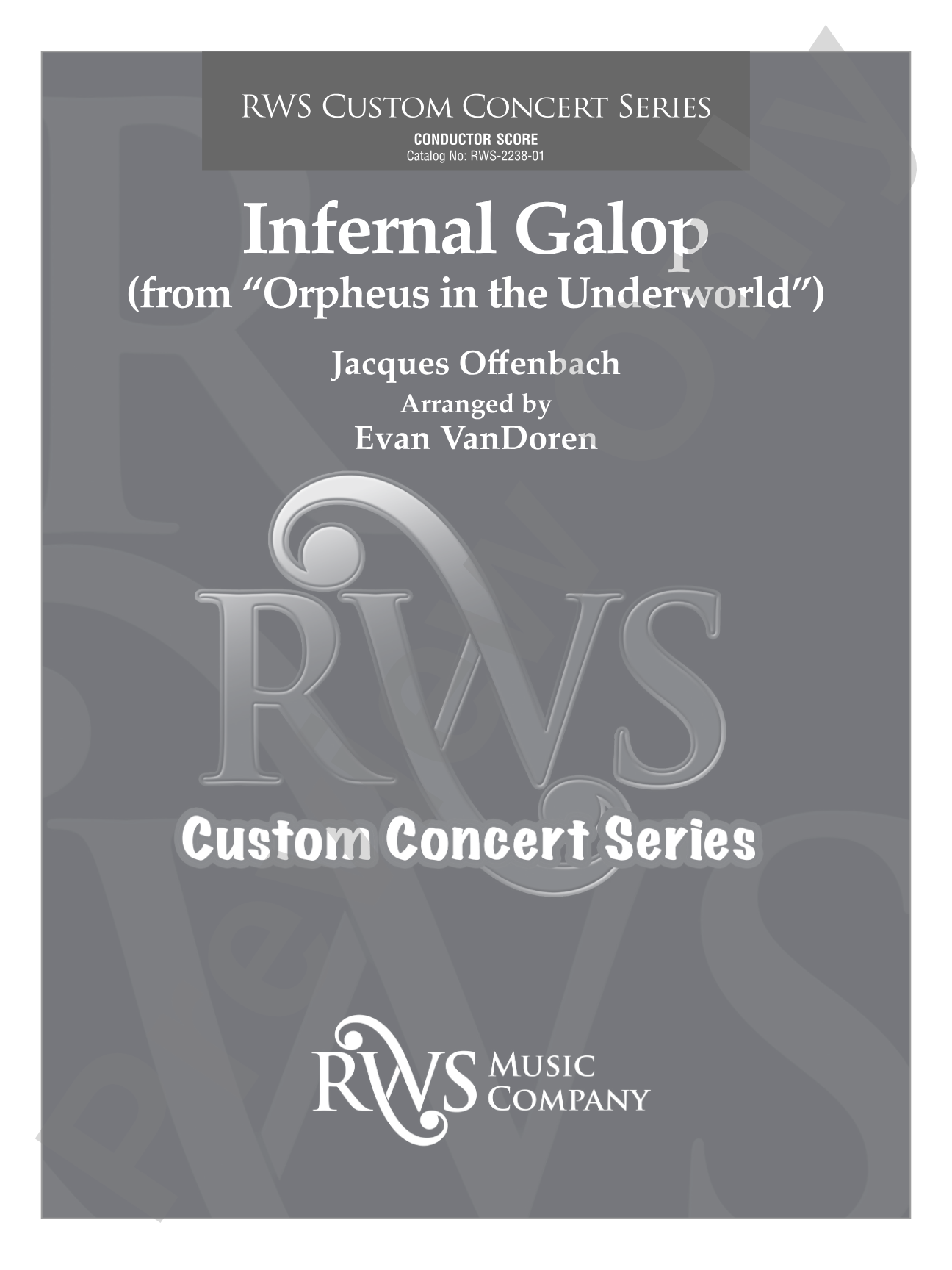 Infernal Galop - From <i>Orpheus in the Underworld</i>: Flexible Concert Band Conductor Score & Parts