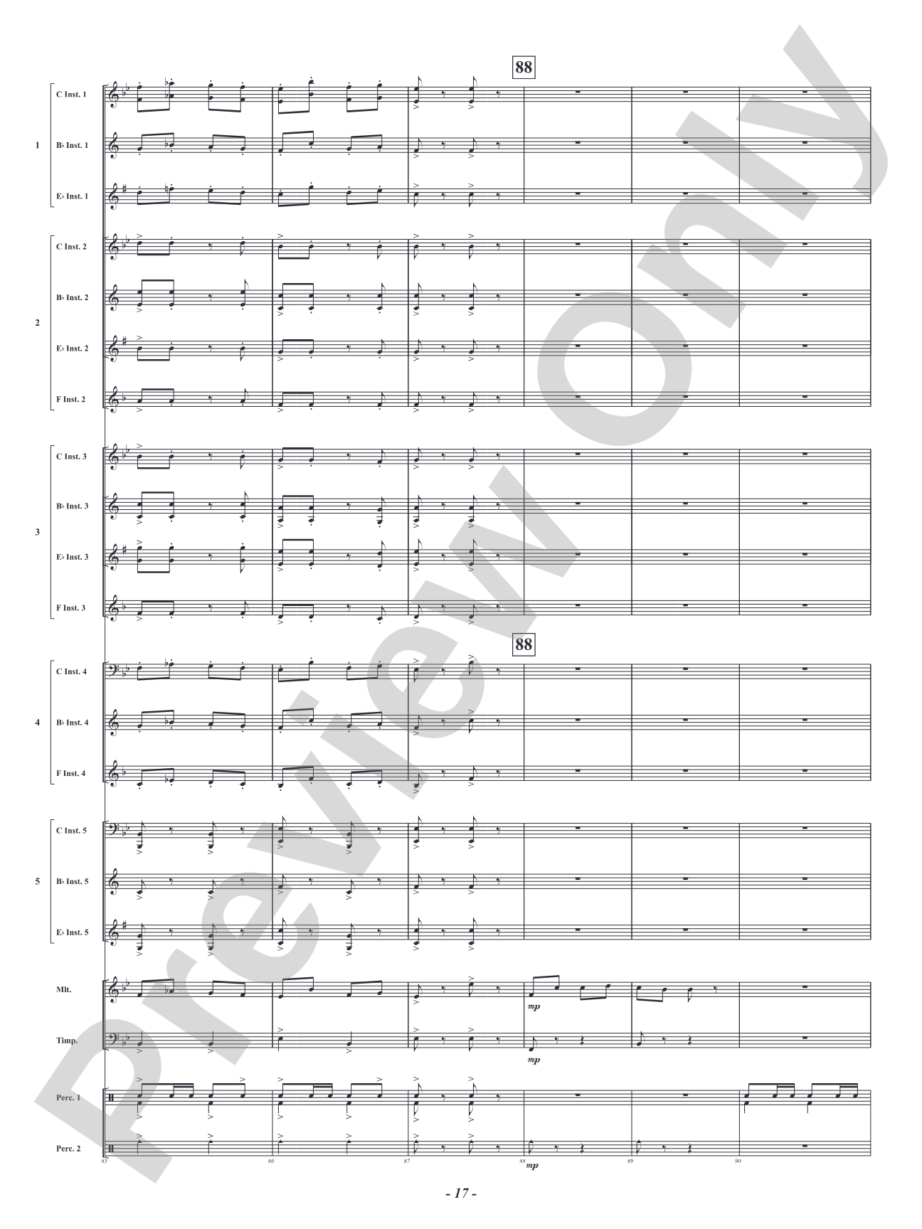 Infernal Galop - From <i>Orpheus in the Underworld</i>: Flexible Concert Band Conductor Score & Parts