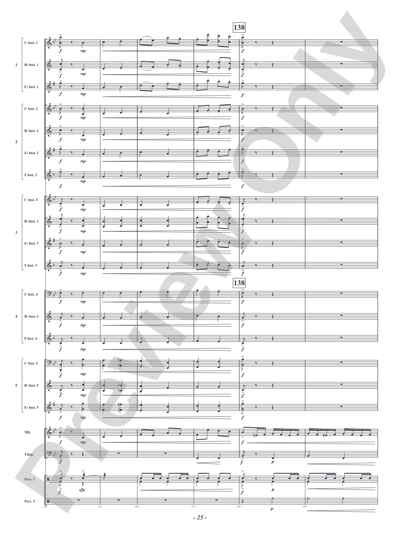 Infernal Galop - From <i>Orpheus in the Underworld</i>: Flexible Concert Band Conductor Score & Parts