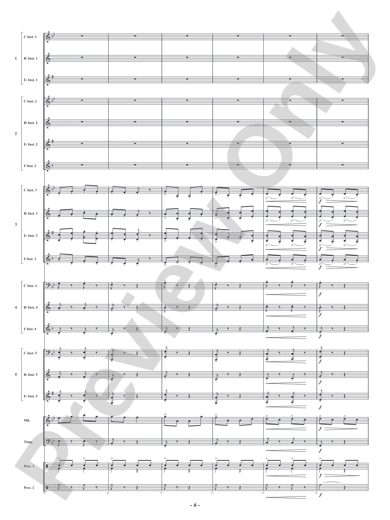 Infernal Galop - From <i>Orpheus in the Underworld</i>: Flexible Concert Band Conductor Score & Parts
