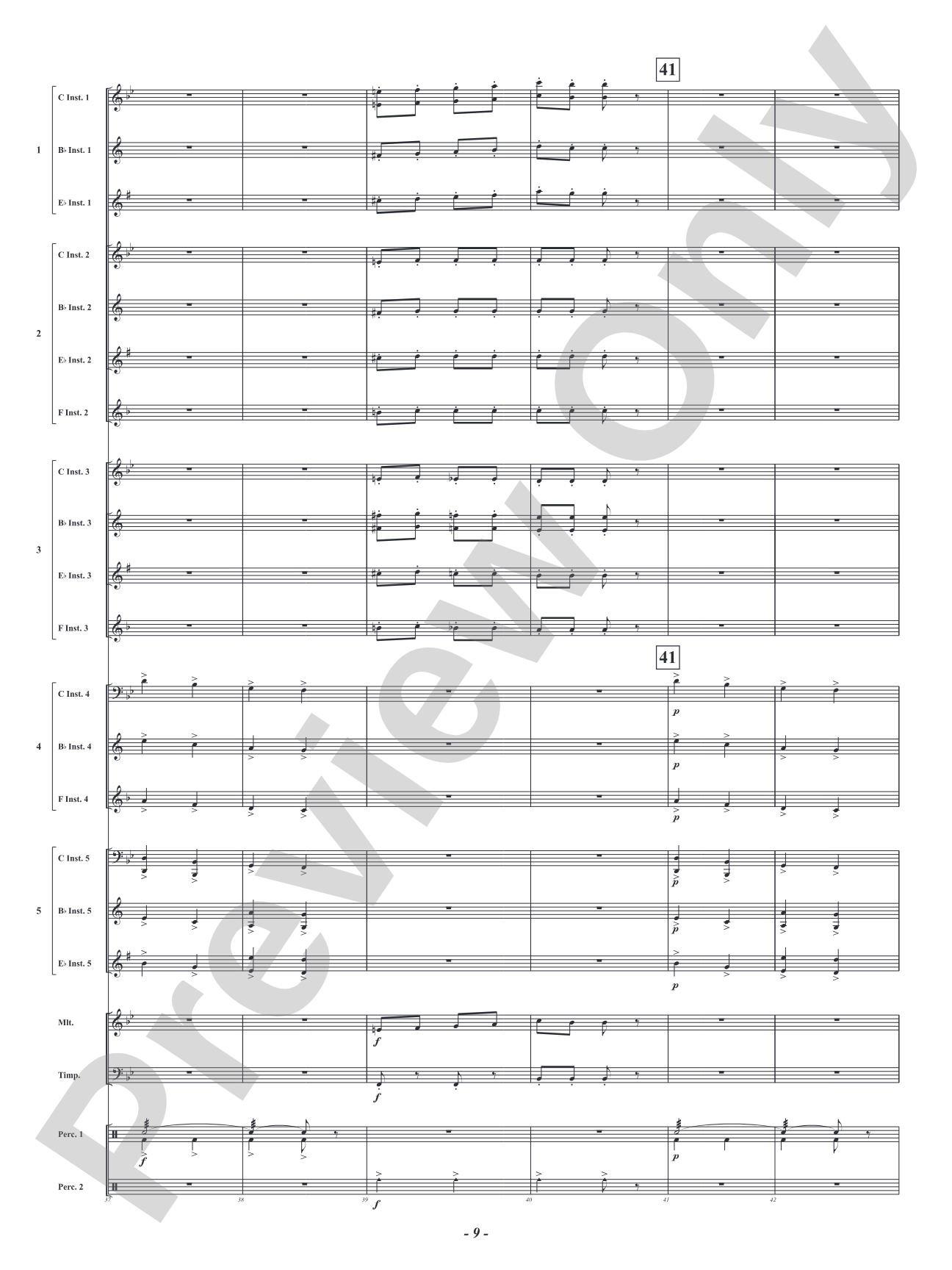 Infernal Galop - From <i>Orpheus in the Underworld</i>: Flexible Concert Band Conductor Score & Parts