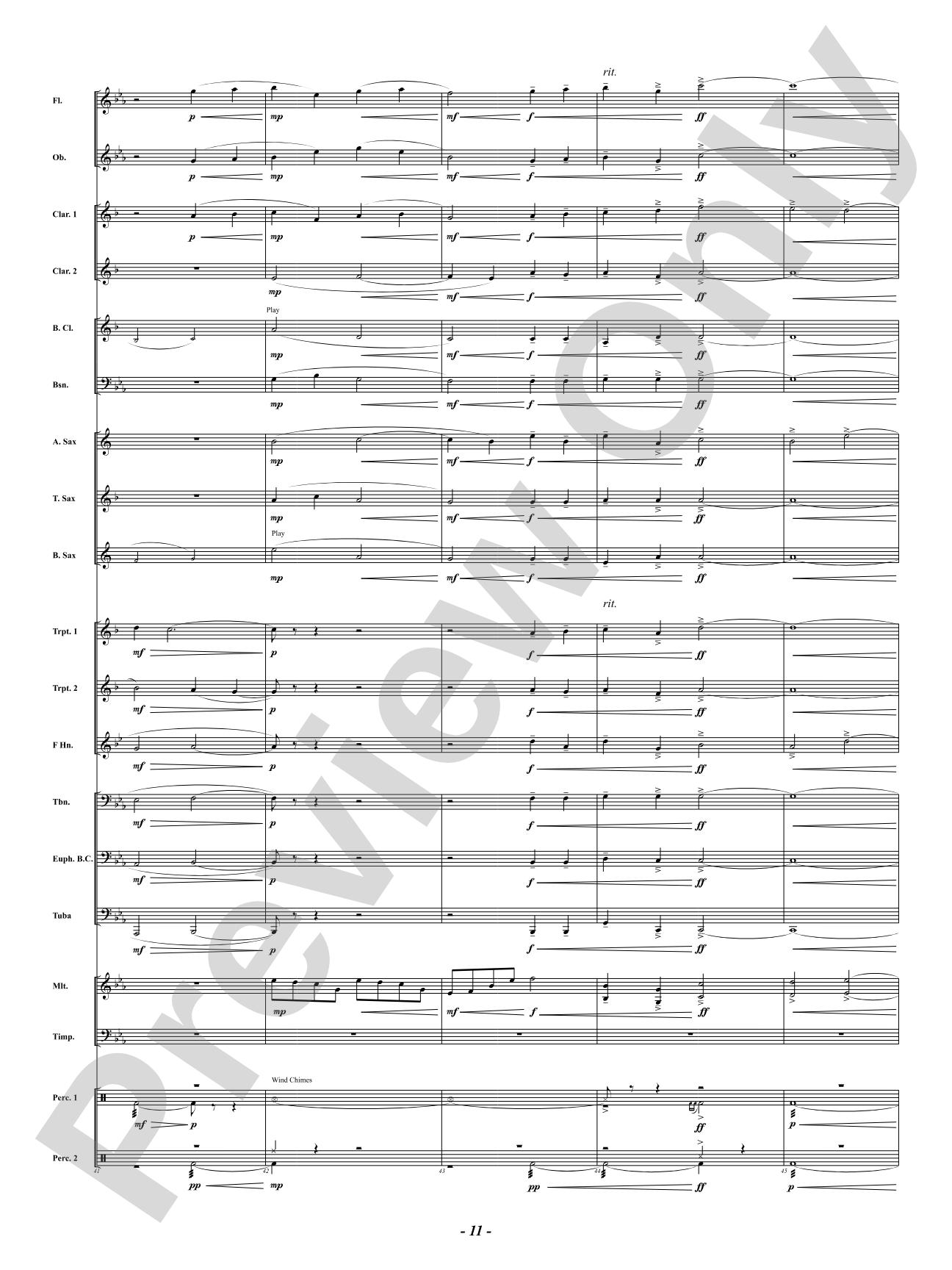 Wheeler, 1858: Concert Band Conductor Score & Parts