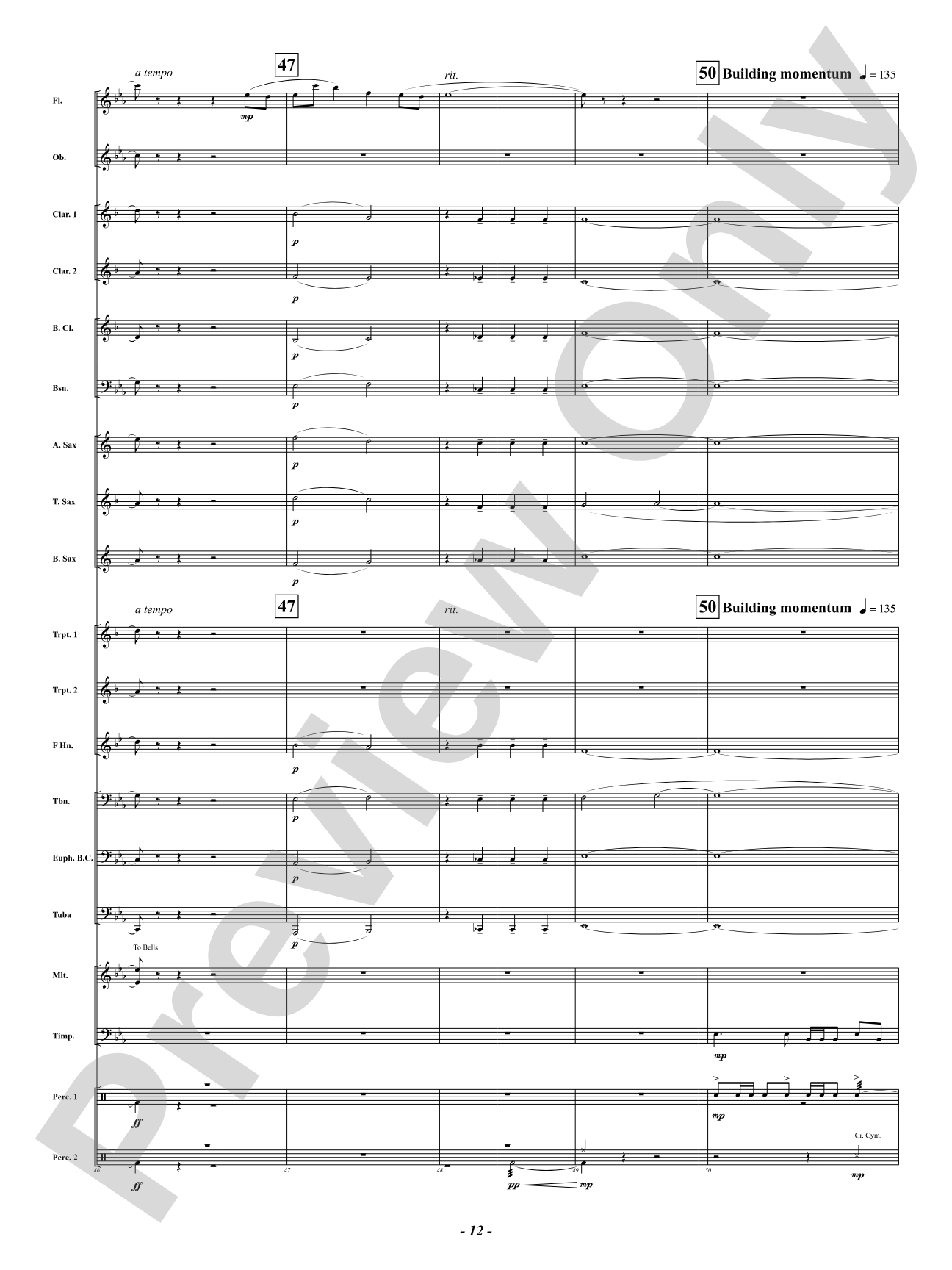 Wheeler, 1858: Concert Band Conductor Score & Parts
