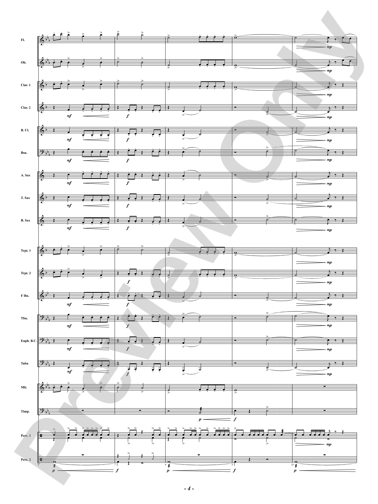 Wheeler, 1858: Concert Band Conductor Score & Parts