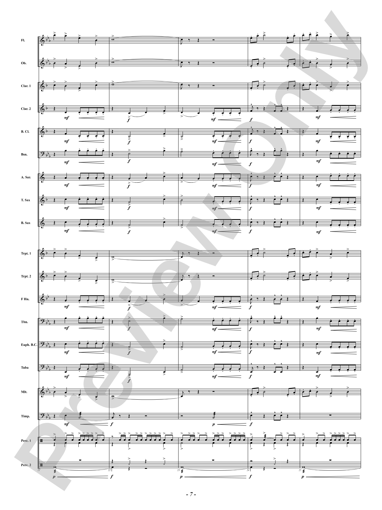 Wheeler, 1858: Concert Band Conductor Score & Parts