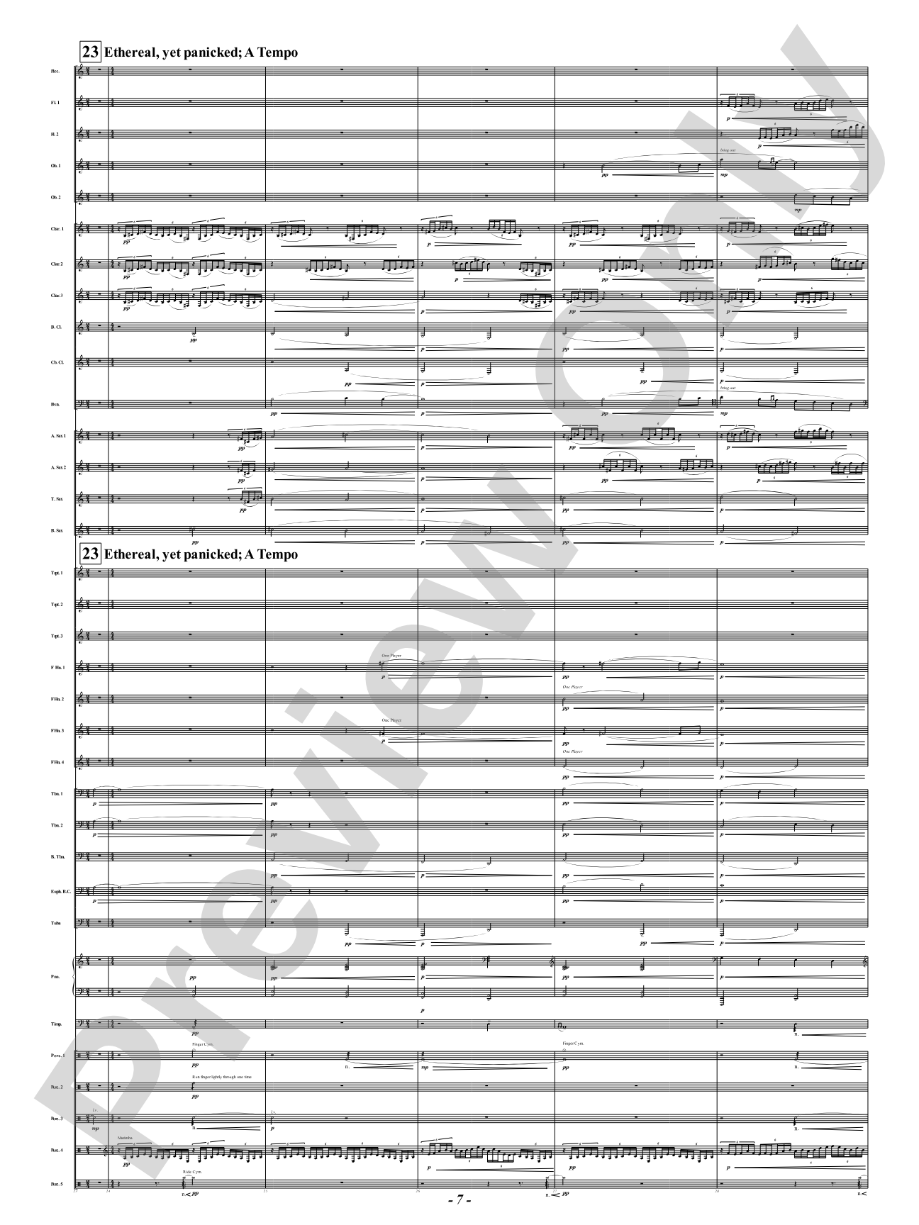 The Lament of Familiar Ruins: Concert Band Conductor Score & Parts