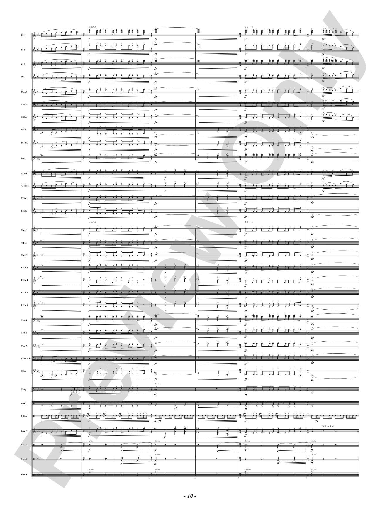 High Vibration: Concert Band Conductor Score & Parts