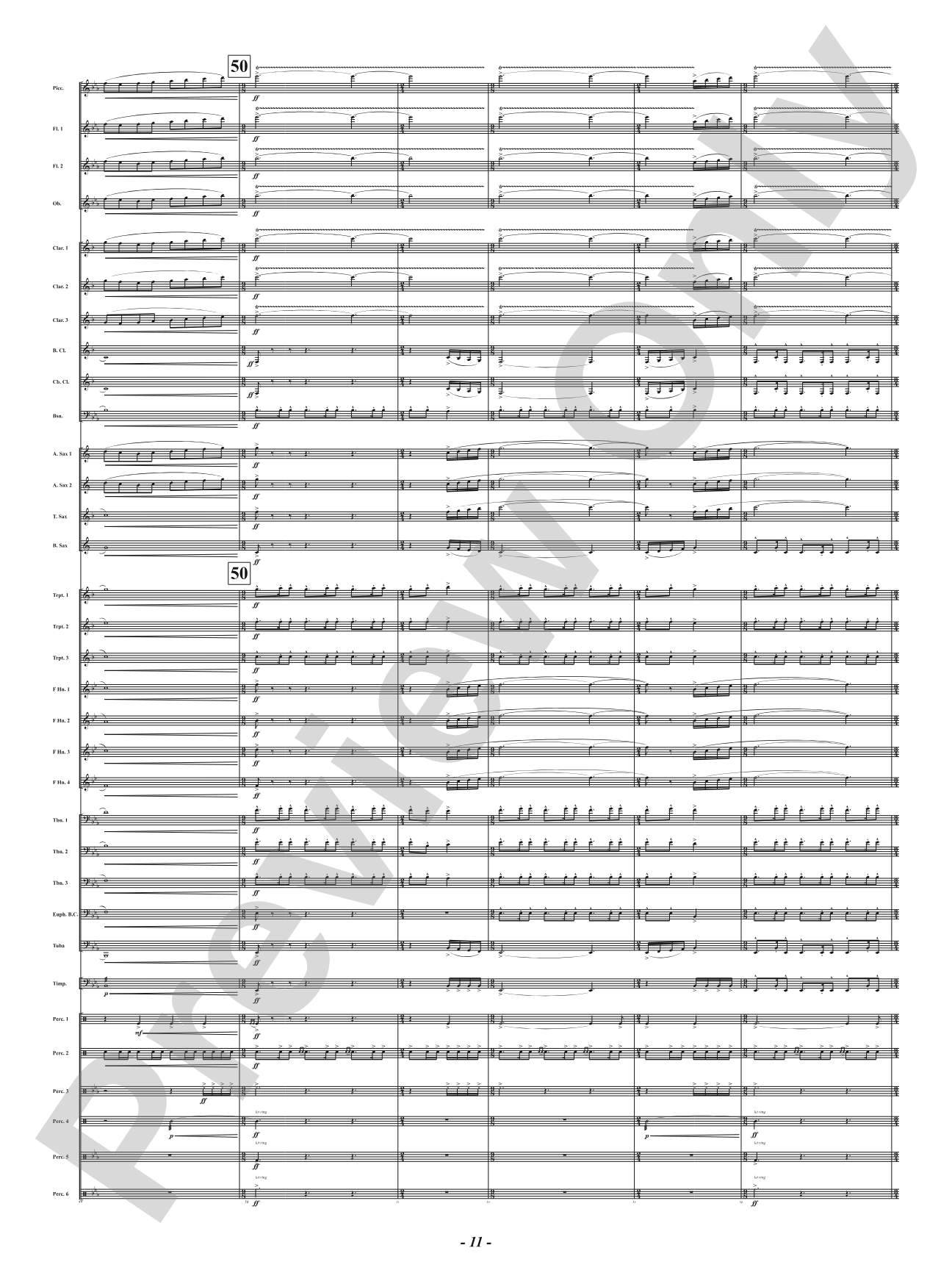 High Vibration: Concert Band Conductor Score & Parts