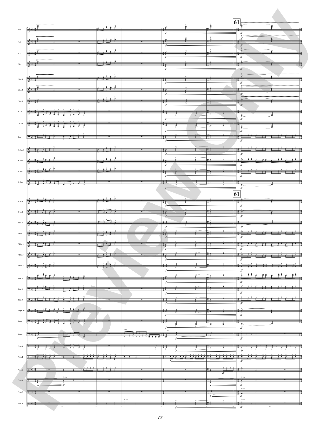 High Vibration: Concert Band Conductor Score & Parts