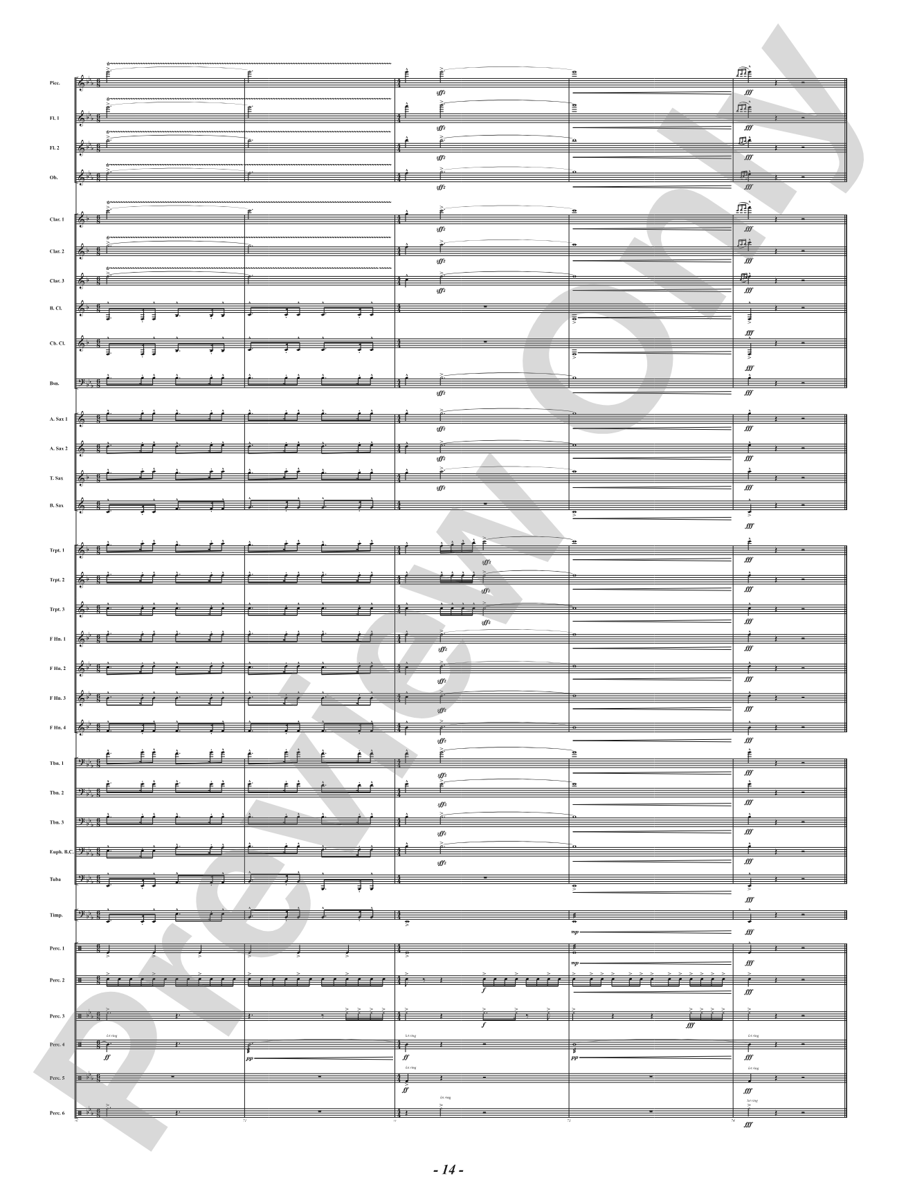High Vibration: Concert Band Conductor Score & Parts