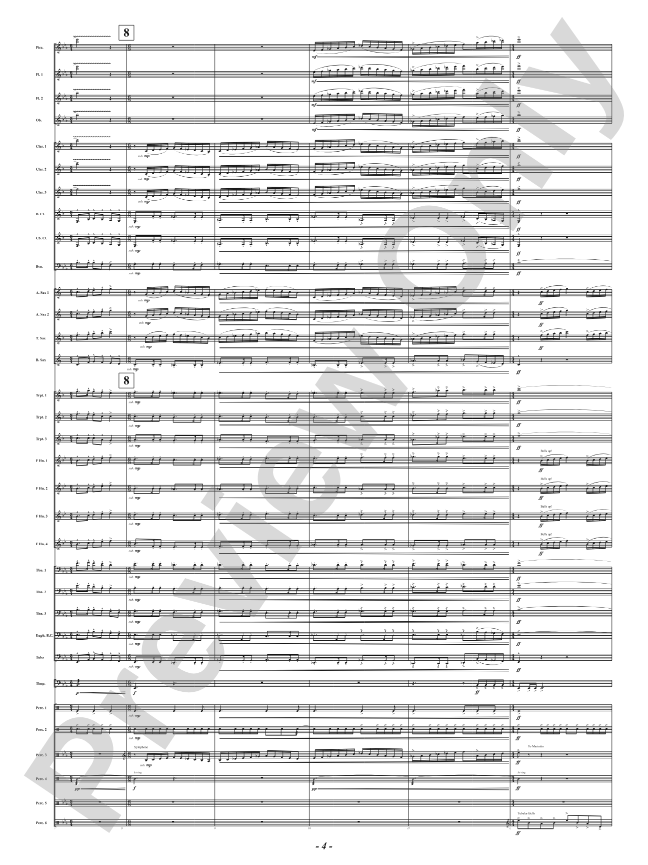 High Vibration: Concert Band Conductor Score & Parts