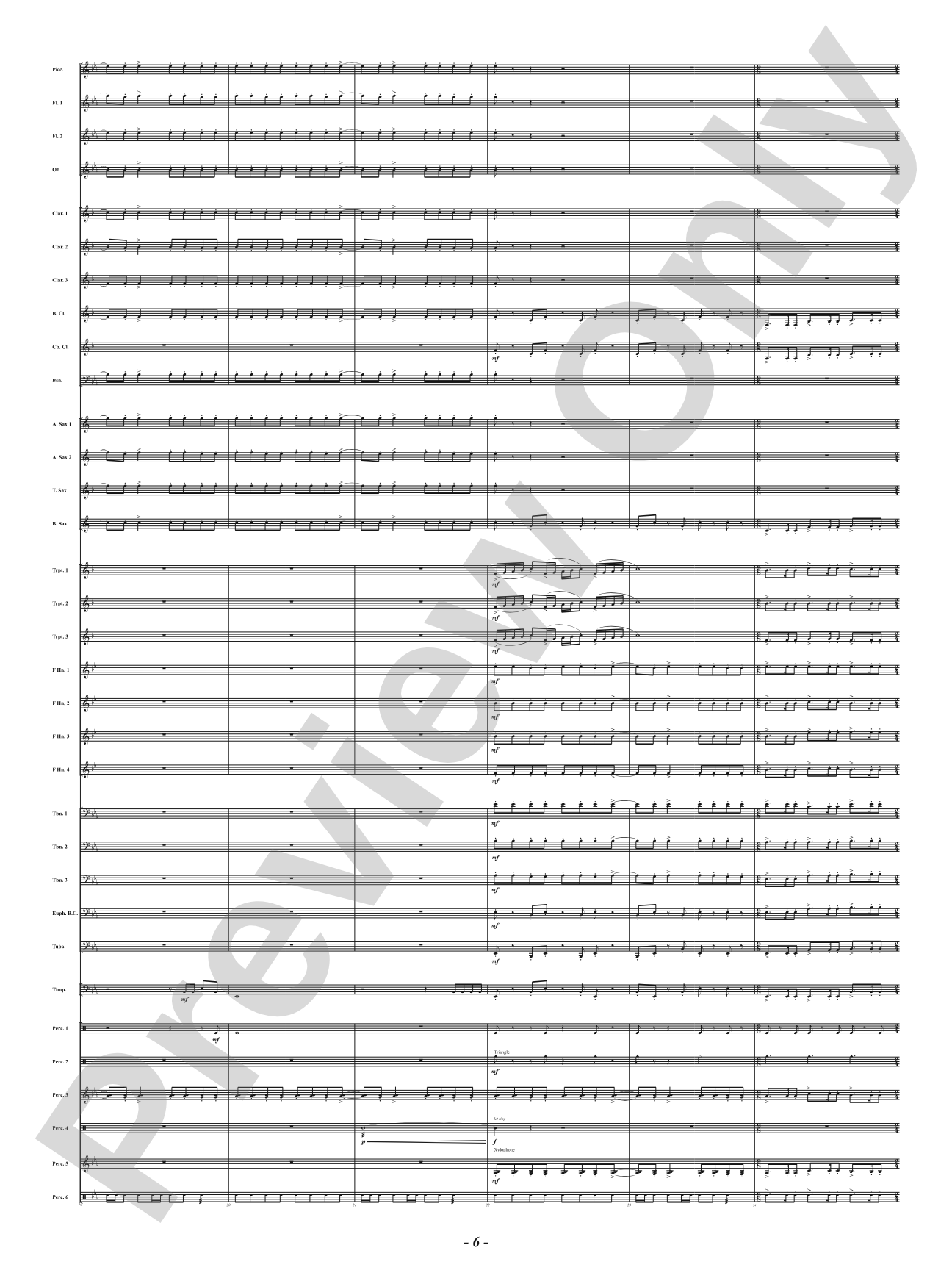 High Vibration: Concert Band Conductor Score & Parts