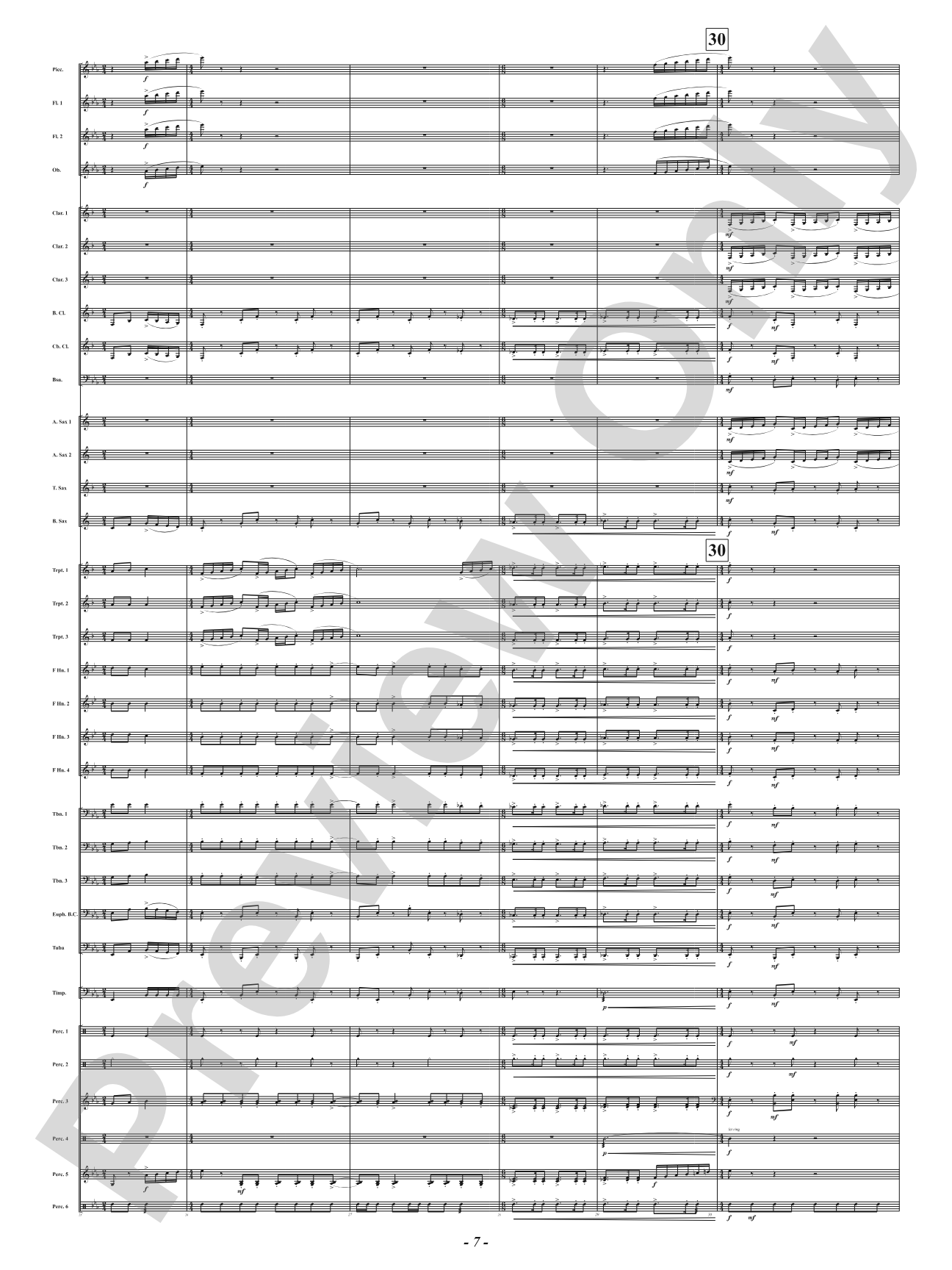 High Vibration: Concert Band Conductor Score & Parts