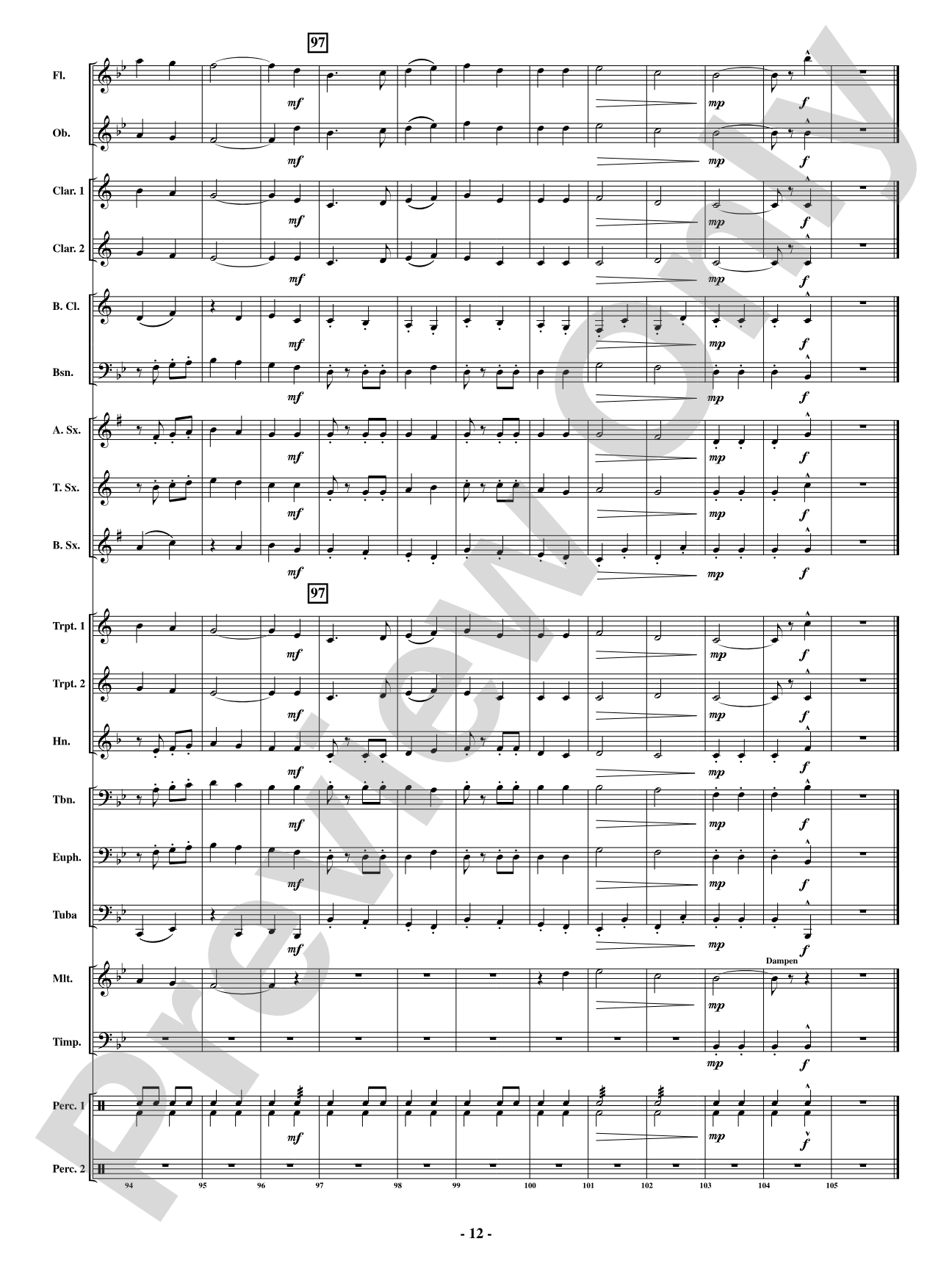 Ceremonious - Concert March: Concert Band Conductor Score & Parts