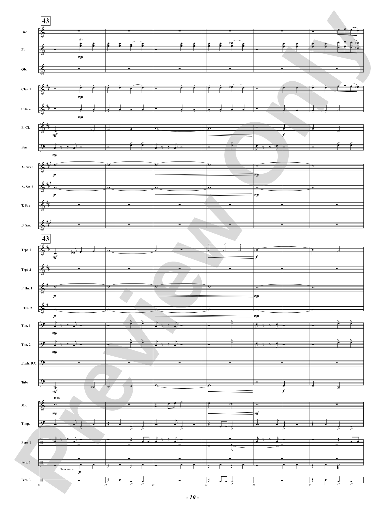 Arabia: Concert Band Conductor Score & Parts