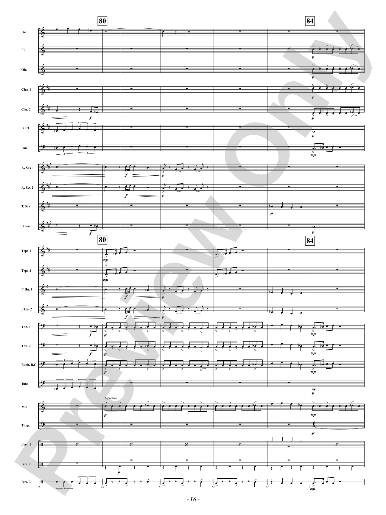 Arabia: Concert Band Conductor Score & Parts