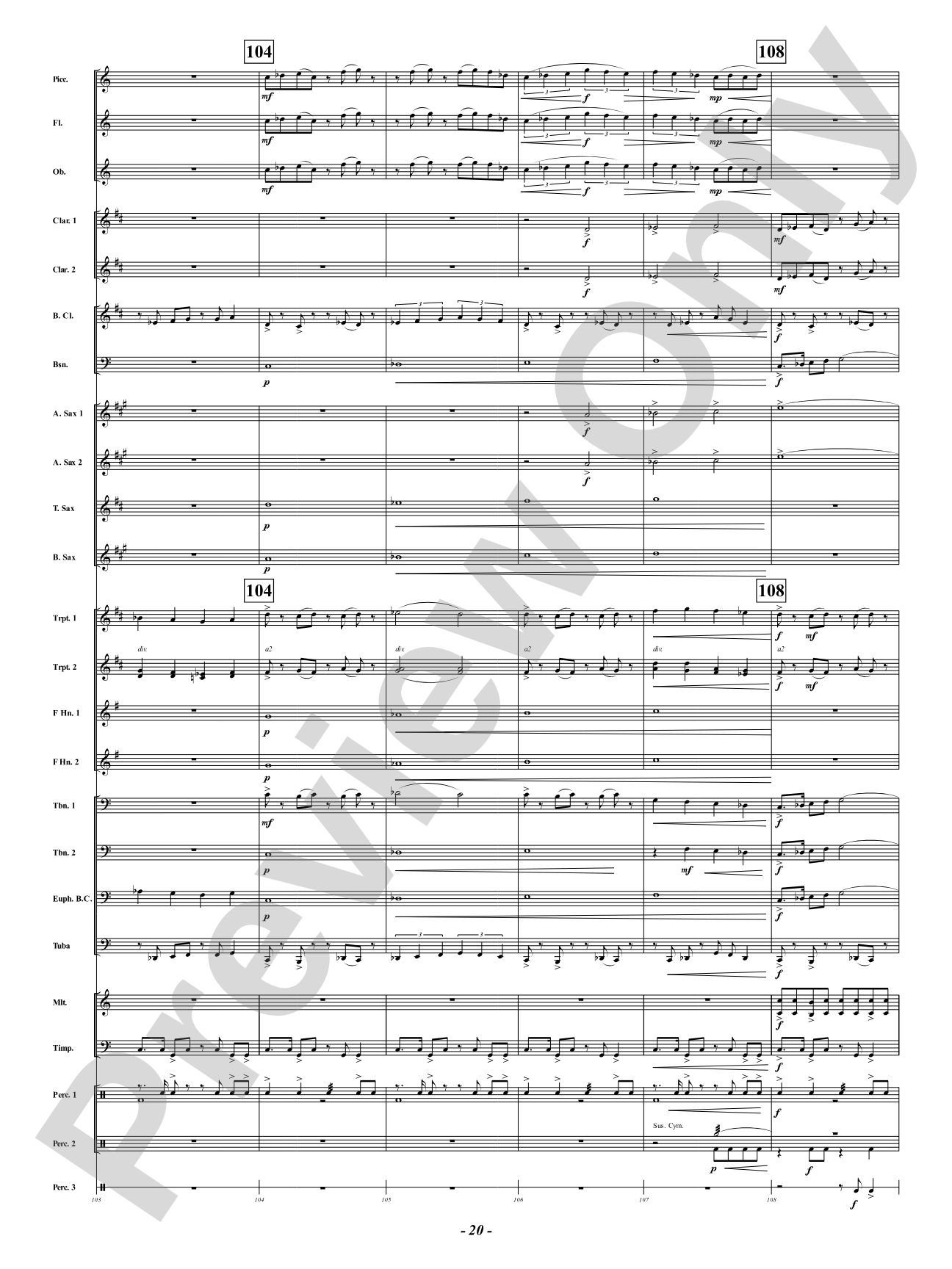 Arabia: Concert Band Conductor Score & Parts