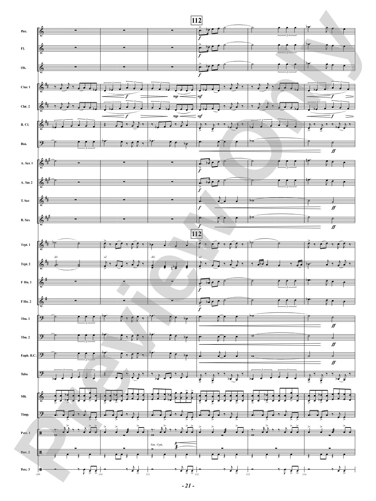 Arabia: Concert Band Conductor Score & Parts