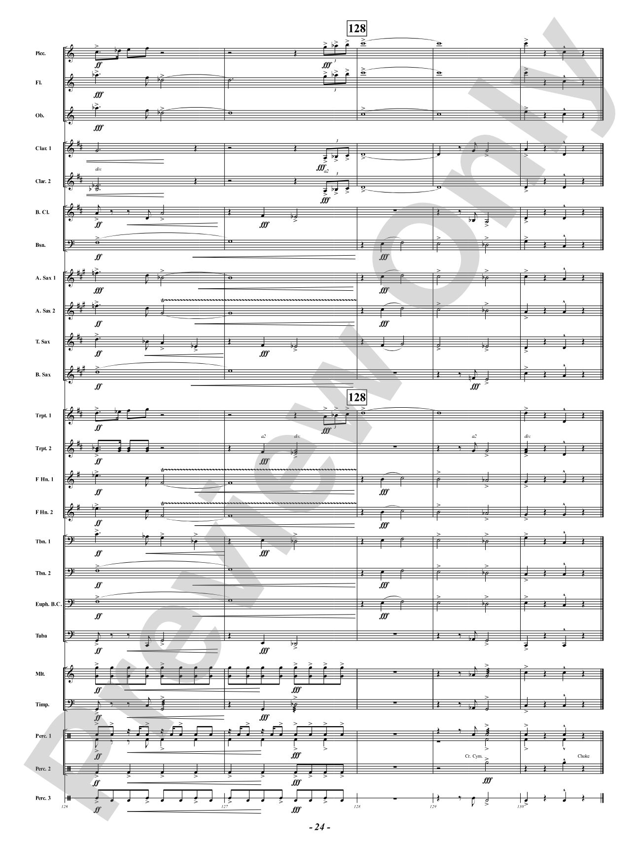 Arabia: Concert Band Conductor Score & Parts