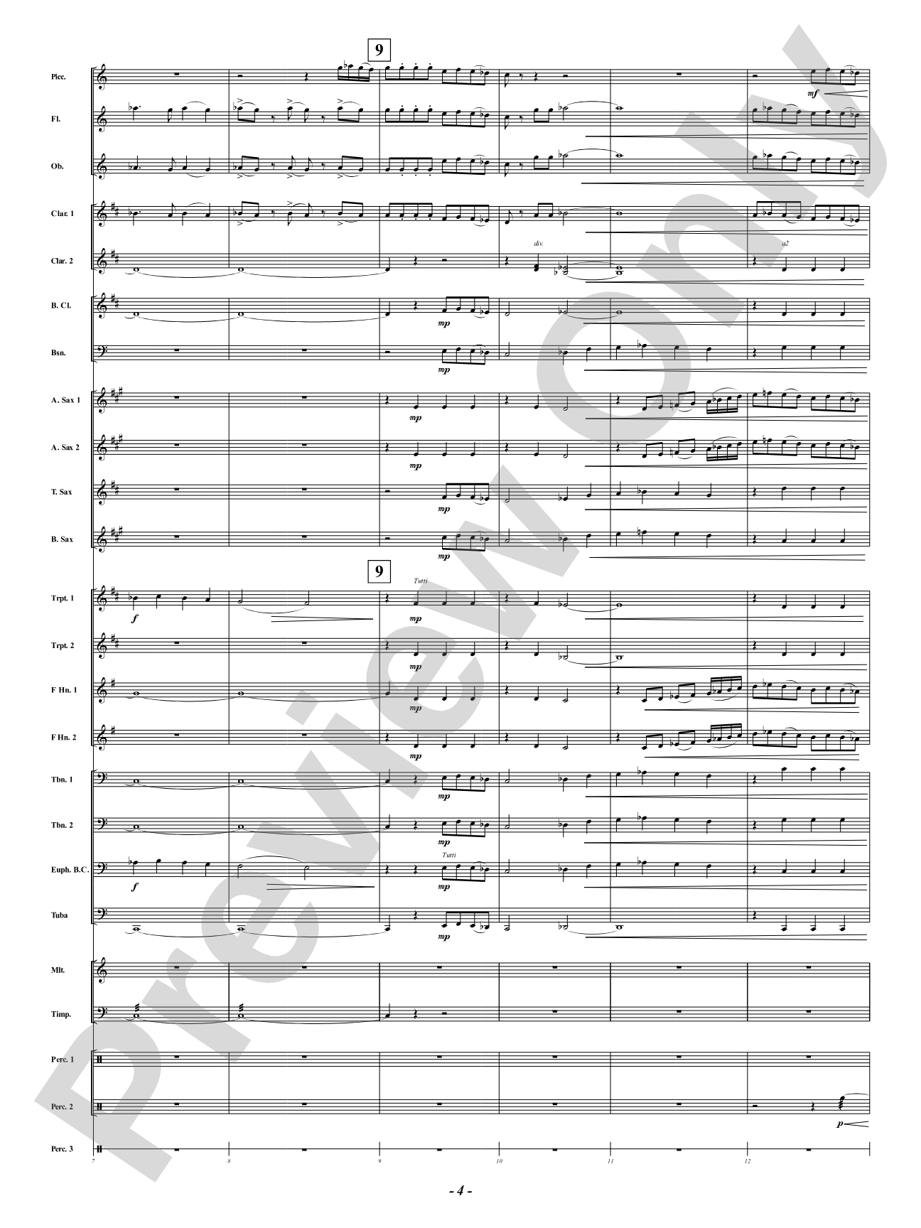 Arabia: Concert Band Conductor Score & Parts