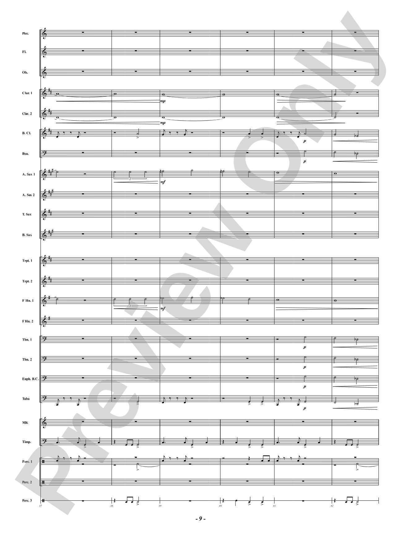Arabia: Concert Band Conductor Score & Parts