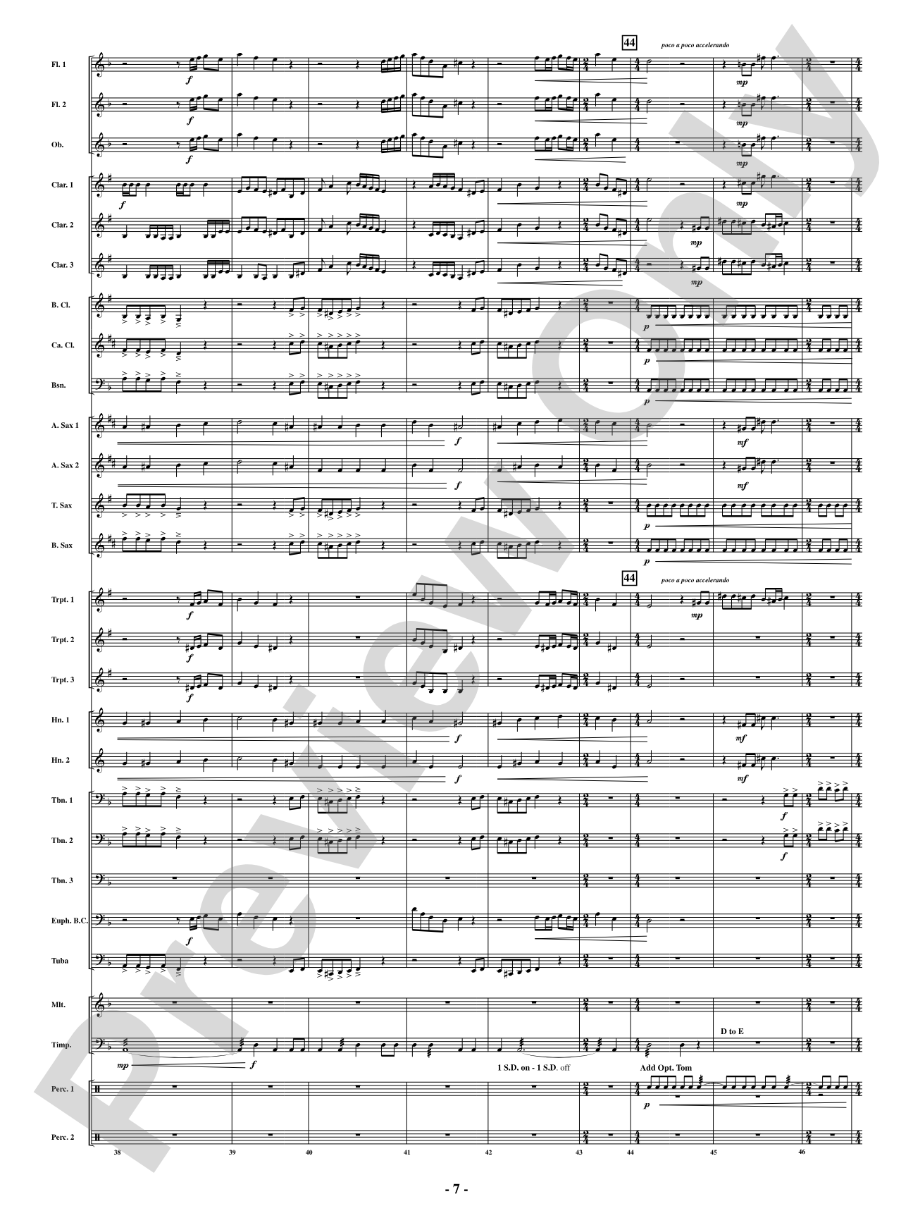 Patapan: Concert Band Conductor Score & Parts