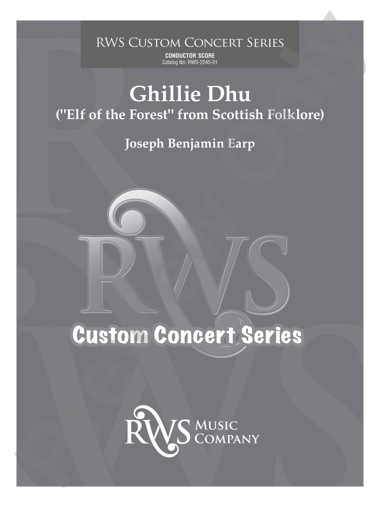 Ghillie Dhu - "Elf of the Forest" from Scottish Folklore: Score