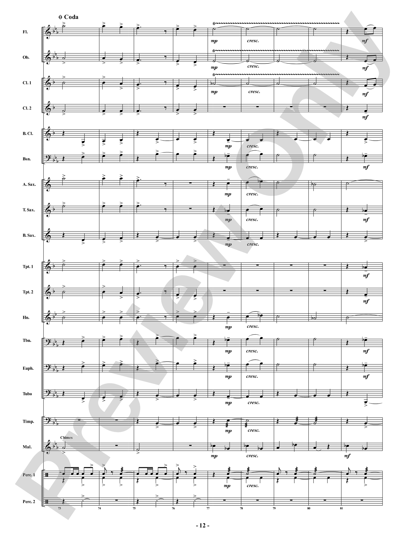 Freedom's Banner - March: Concert Band Conductor Score & Parts