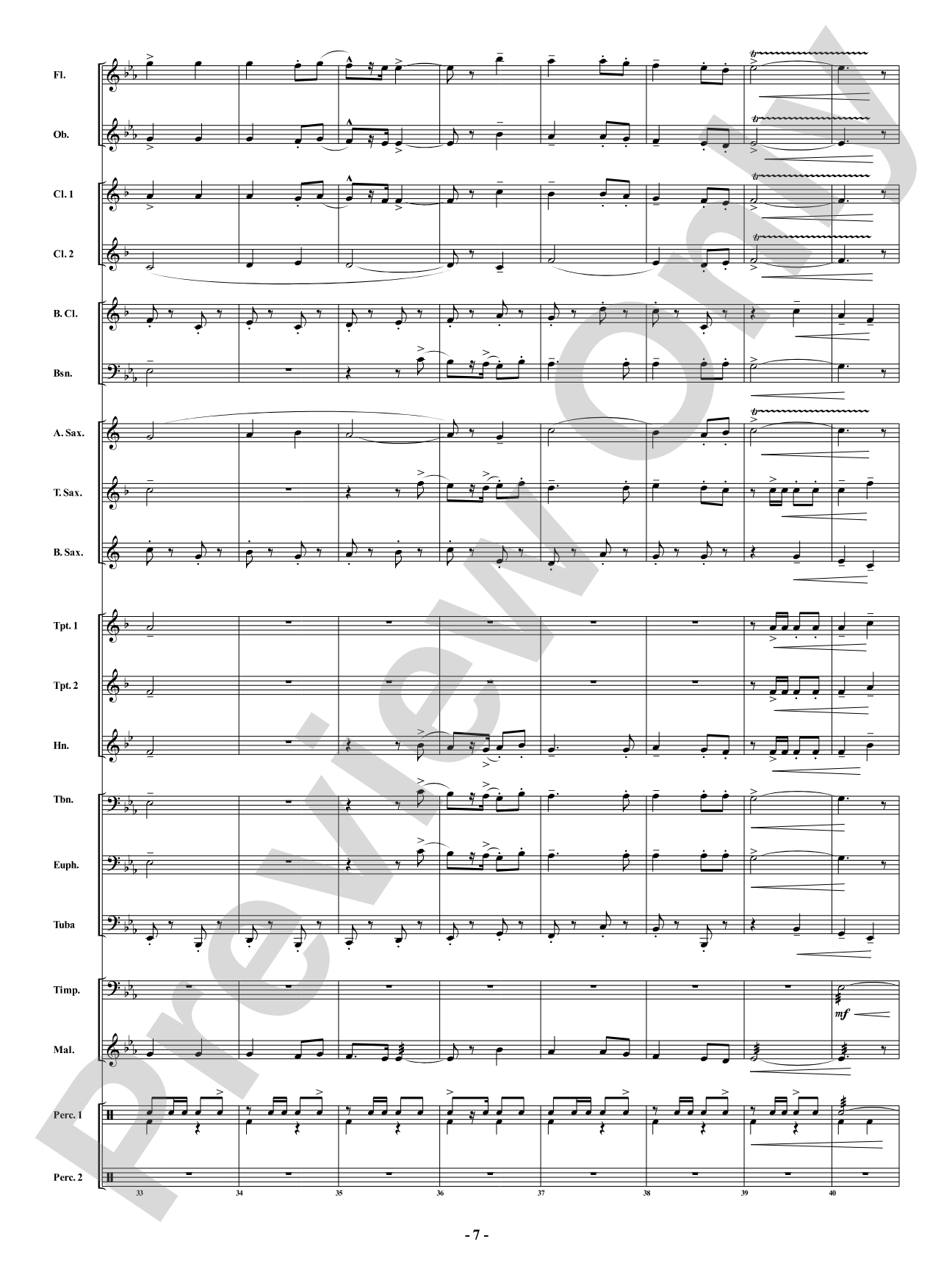 Freedom's Banner - March: Concert Band Conductor Score & Parts