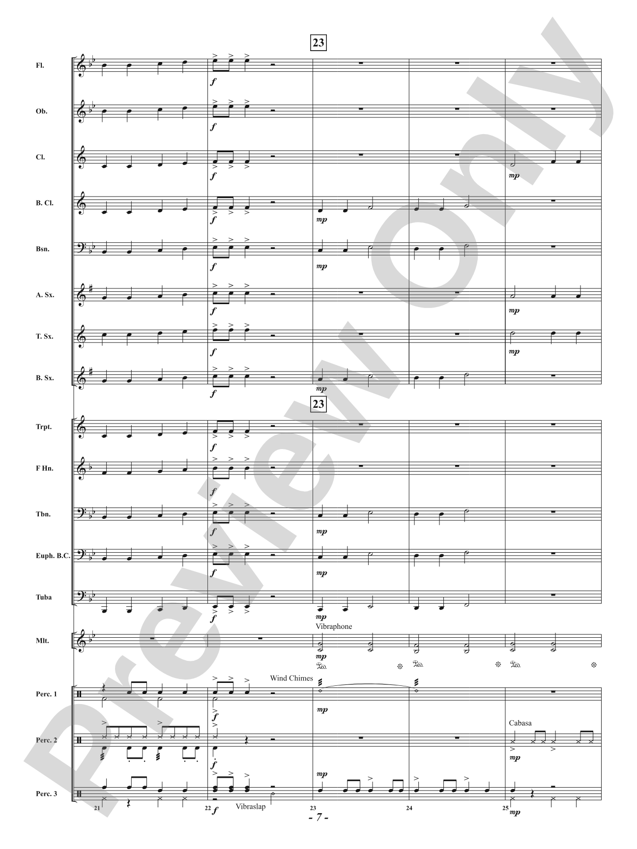 Chase the Heat: Concert Band Conductor Score & Parts