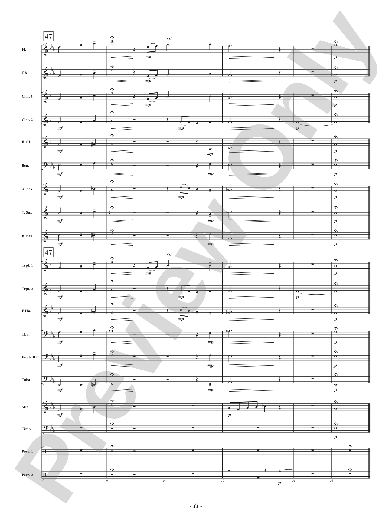 Spangled: Concert Band Conductor Score & Parts