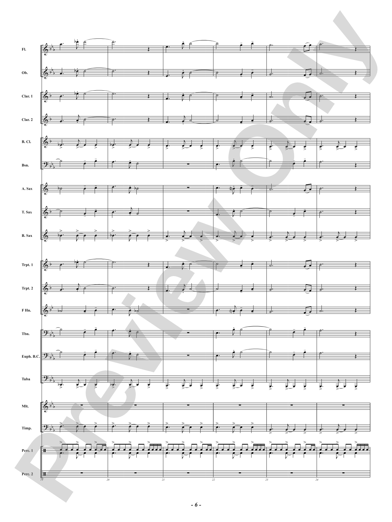 Spangled: Concert Band Conductor Score & Parts