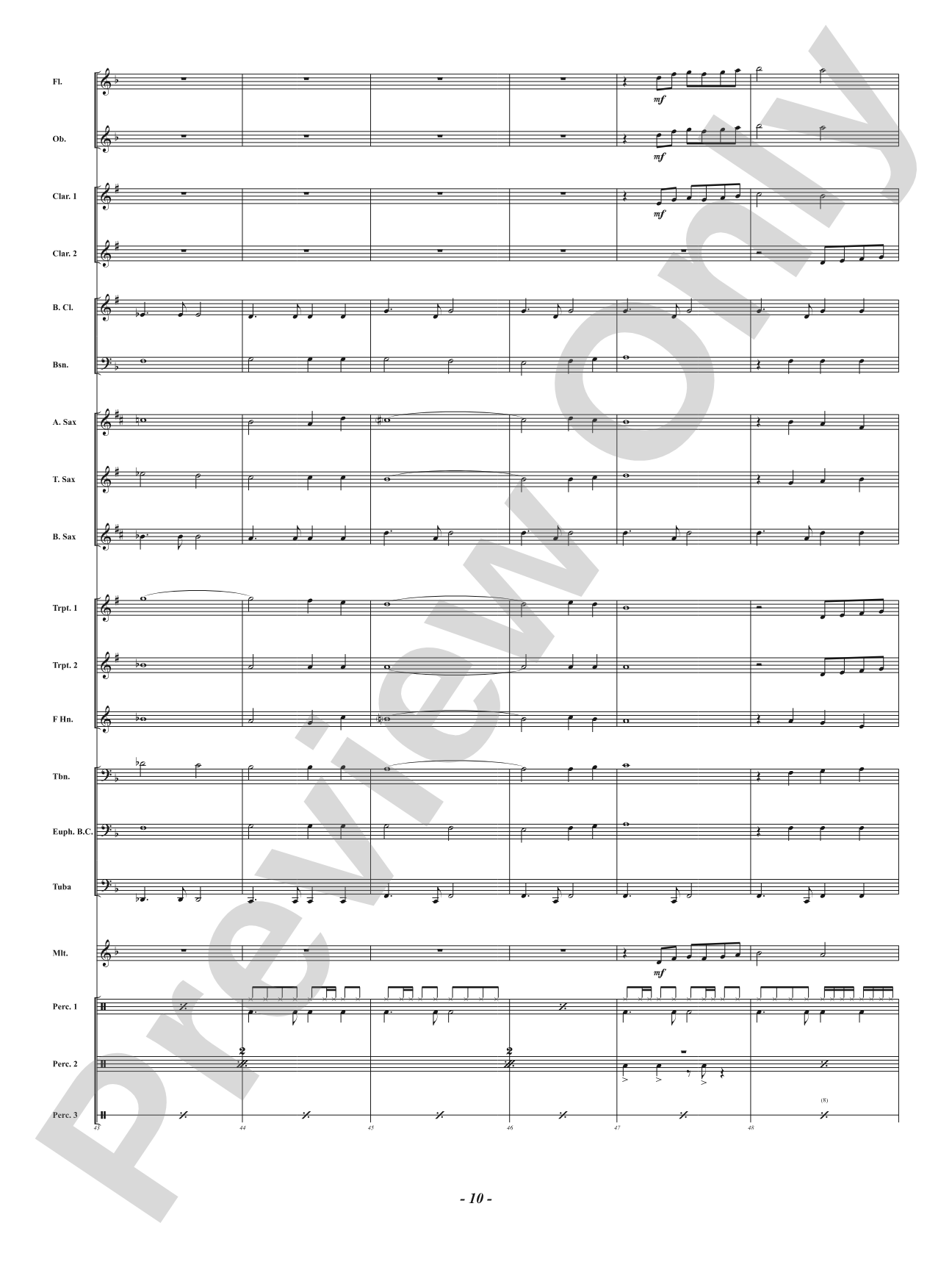 Noche de Paz - Silent Night: Concert Band Conductor Score & Parts