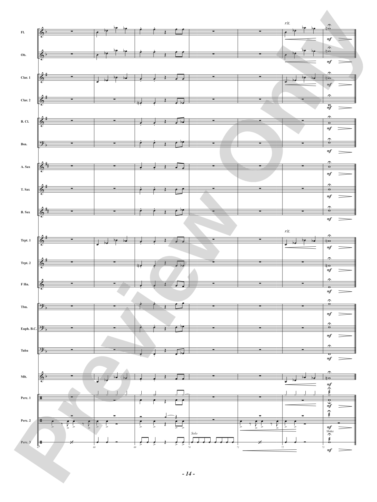 Noche de Paz - Silent Night: Concert Band Conductor Score & Parts
