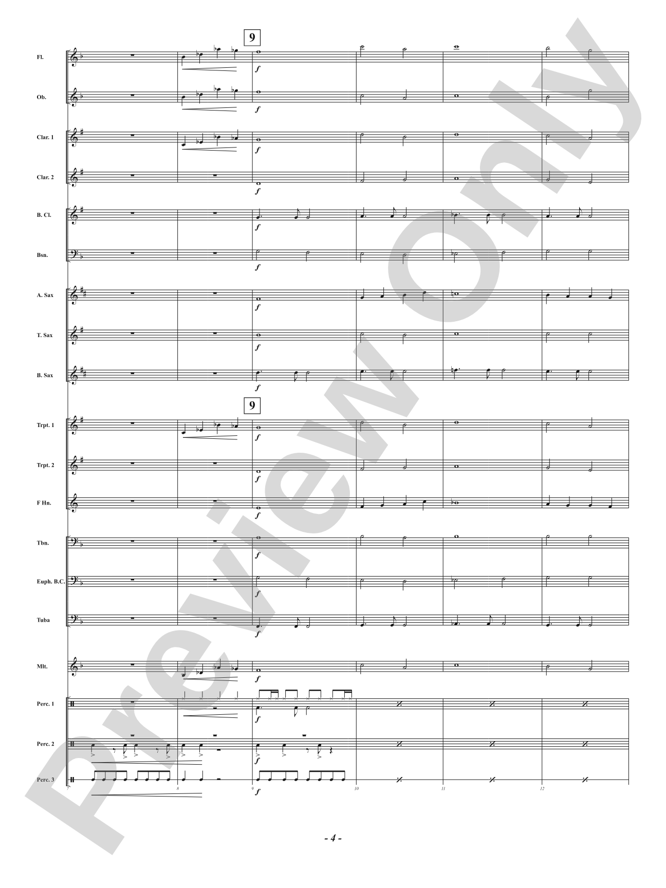 Noche de Paz - Silent Night: Concert Band Conductor Score & Parts