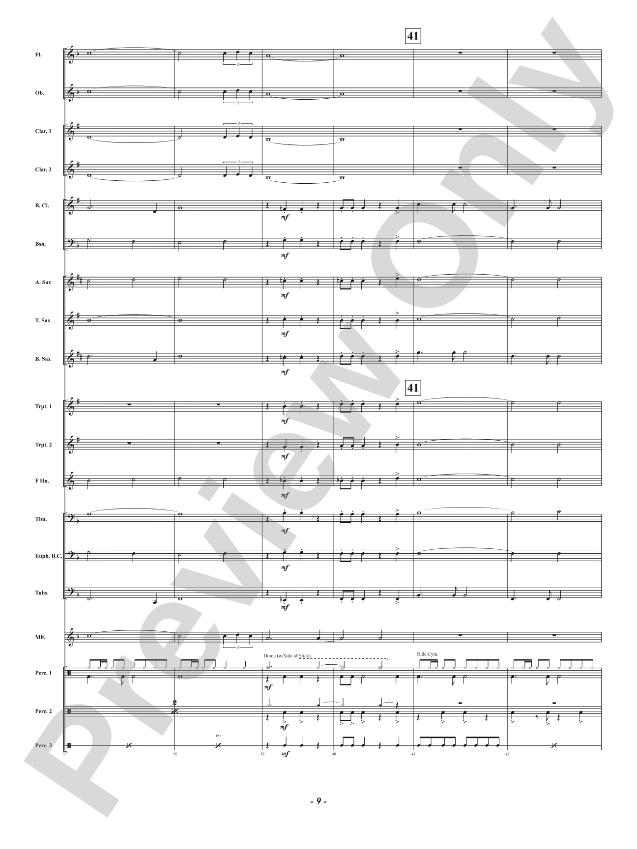 Noche de Paz - Silent Night: Concert Band Conductor Score & Parts