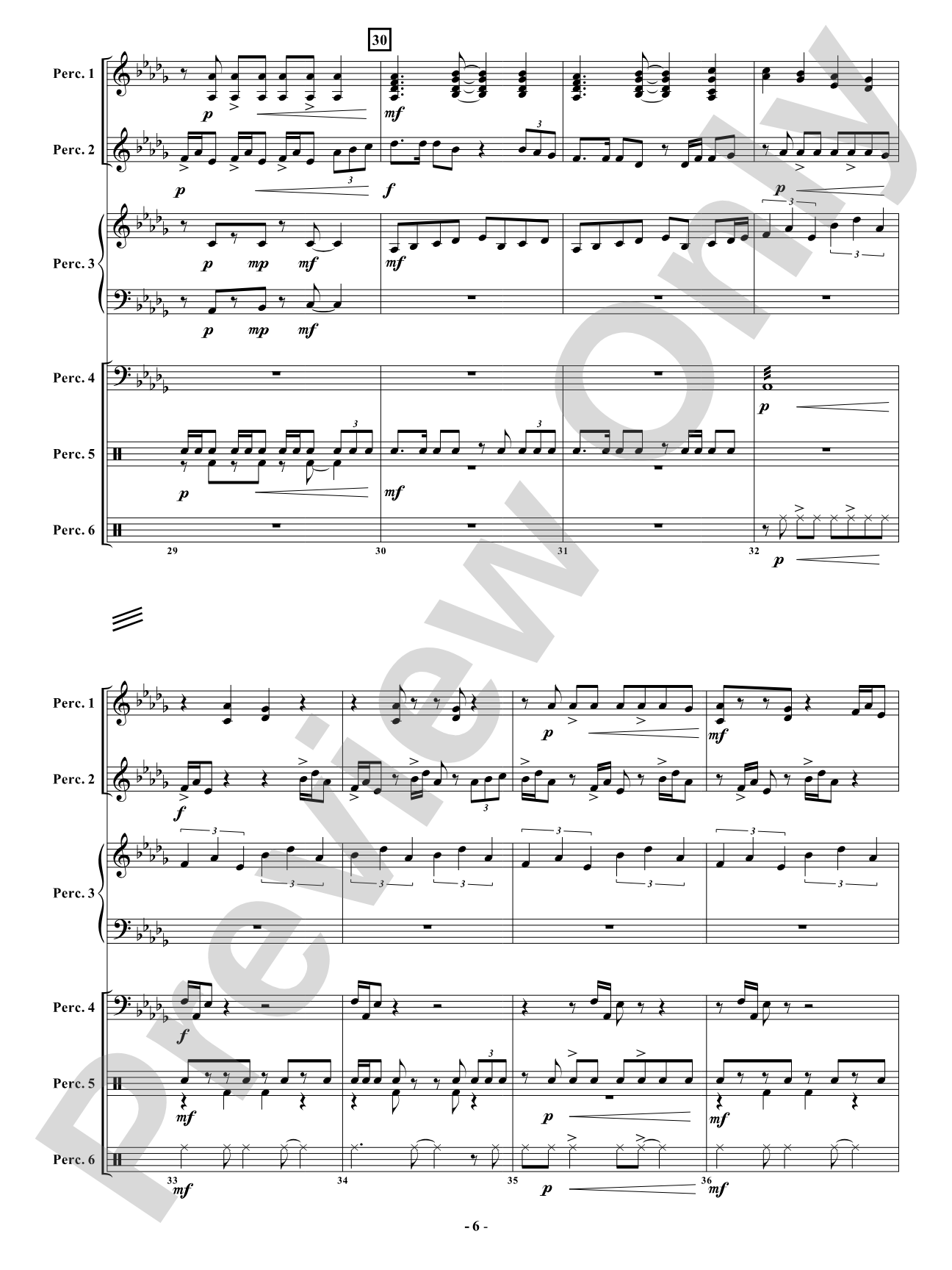 PURR-Snickety - Mvt 1. - The Curious: Percussion Ensemble Conductor Score & Parts