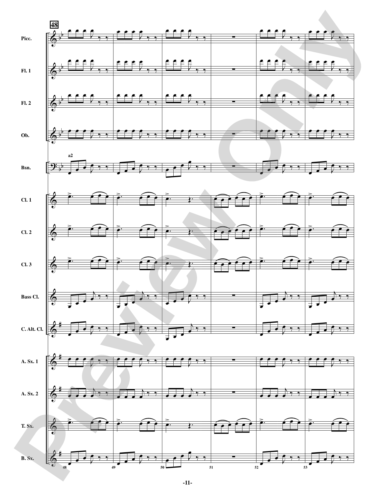 Scene - From <i>The Barber of Seville</i>: Woodwind Ensemble Conductor Score & Parts