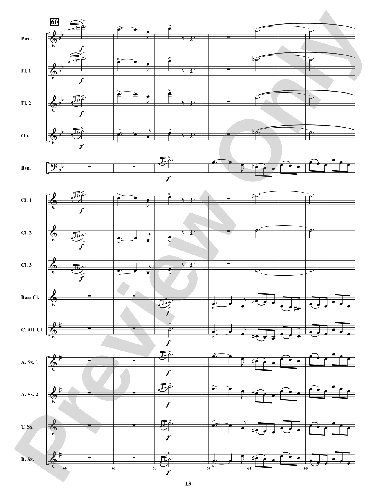 Scene - From <i>The Barber of Seville</i>: Woodwind Ensemble Conductor Score & Parts