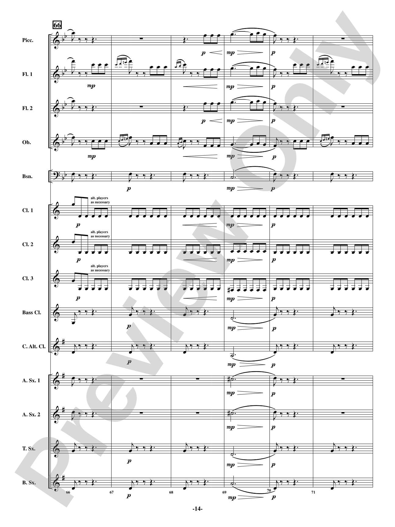 Scene - From <i>The Barber of Seville</i>: Woodwind Ensemble Conductor Score & Parts