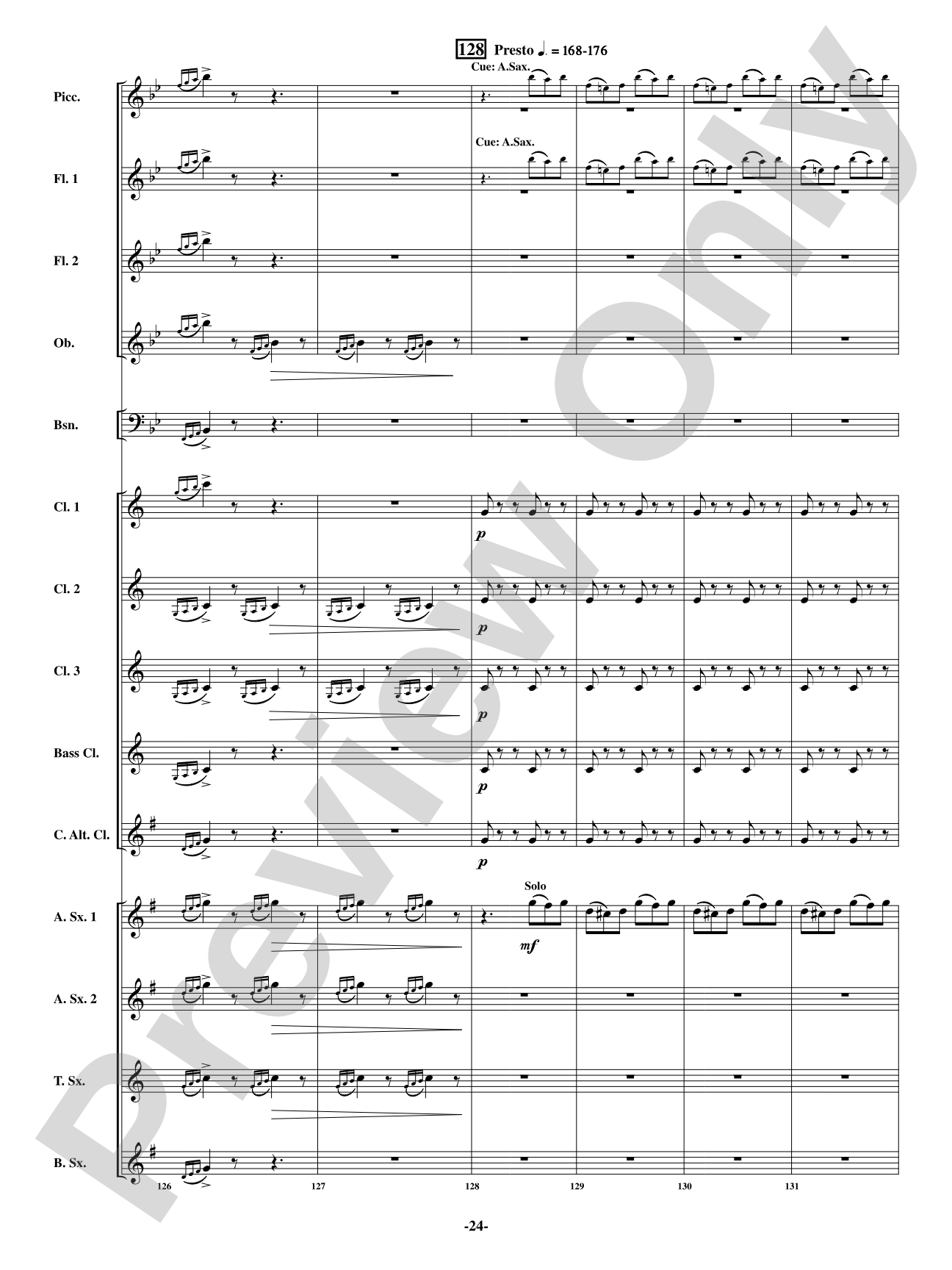 Scene - From <i>The Barber of Seville</i>: Woodwind Ensemble Conductor Score & Parts