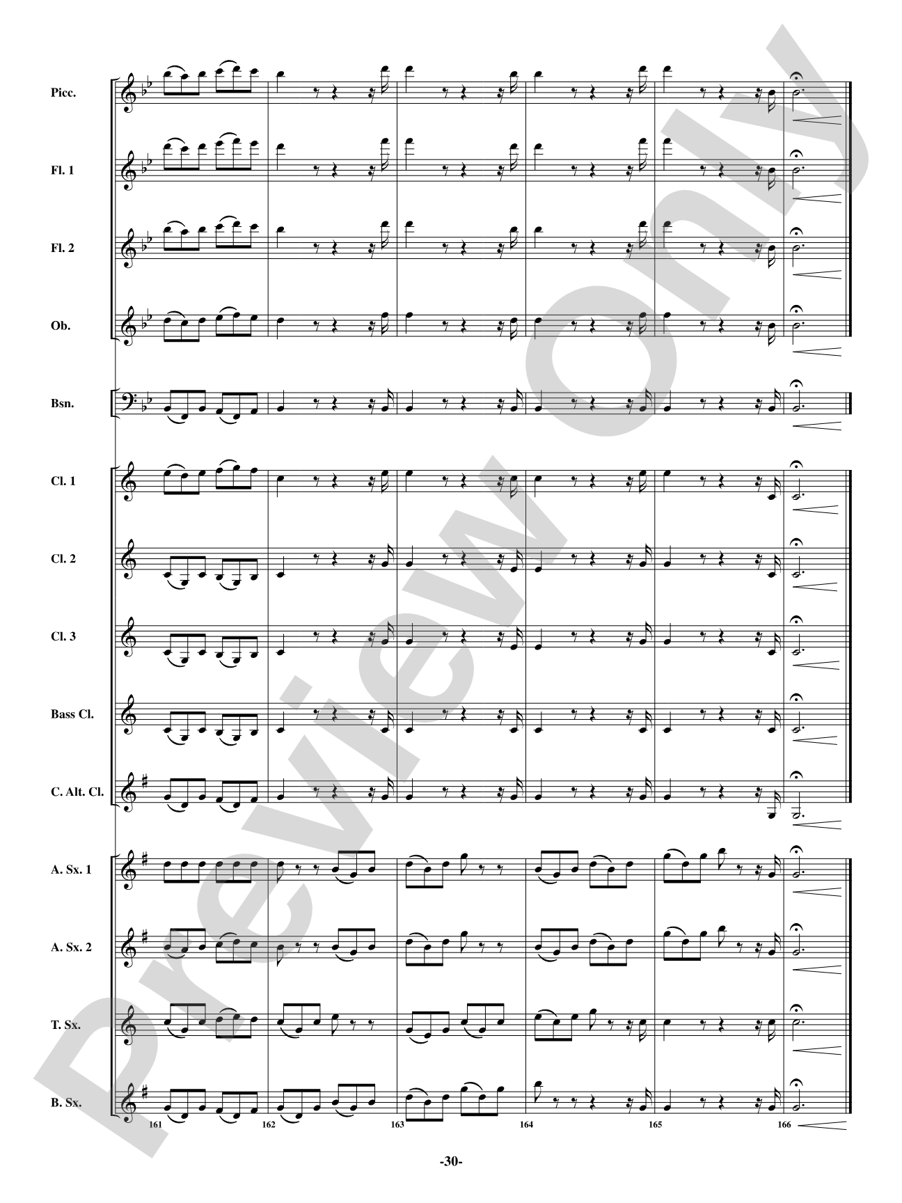 Scene - From <i>The Barber of Seville</i>: Woodwind Ensemble Conductor Score & Parts