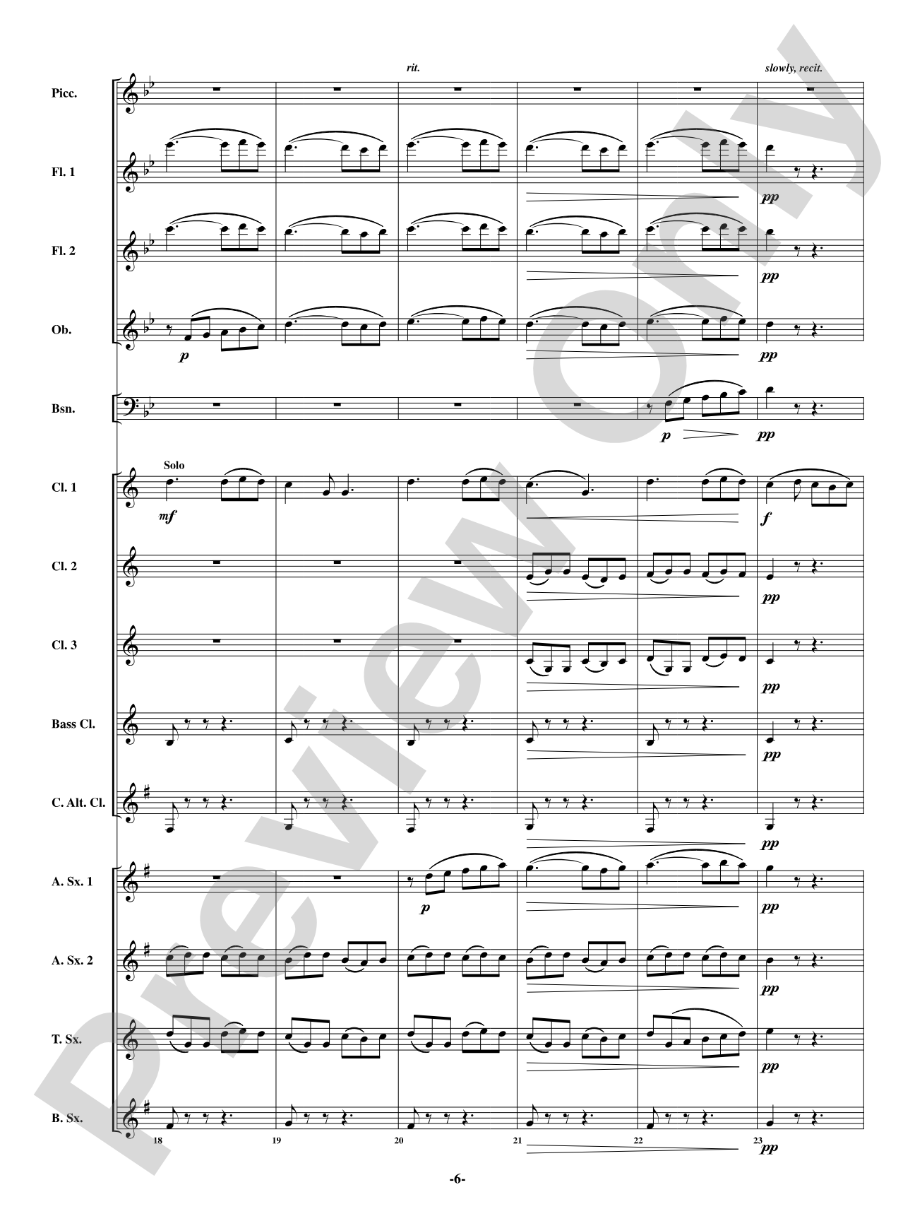 Scene - From <i>The Barber of Seville</i>: Woodwind Ensemble Conductor Score & Parts