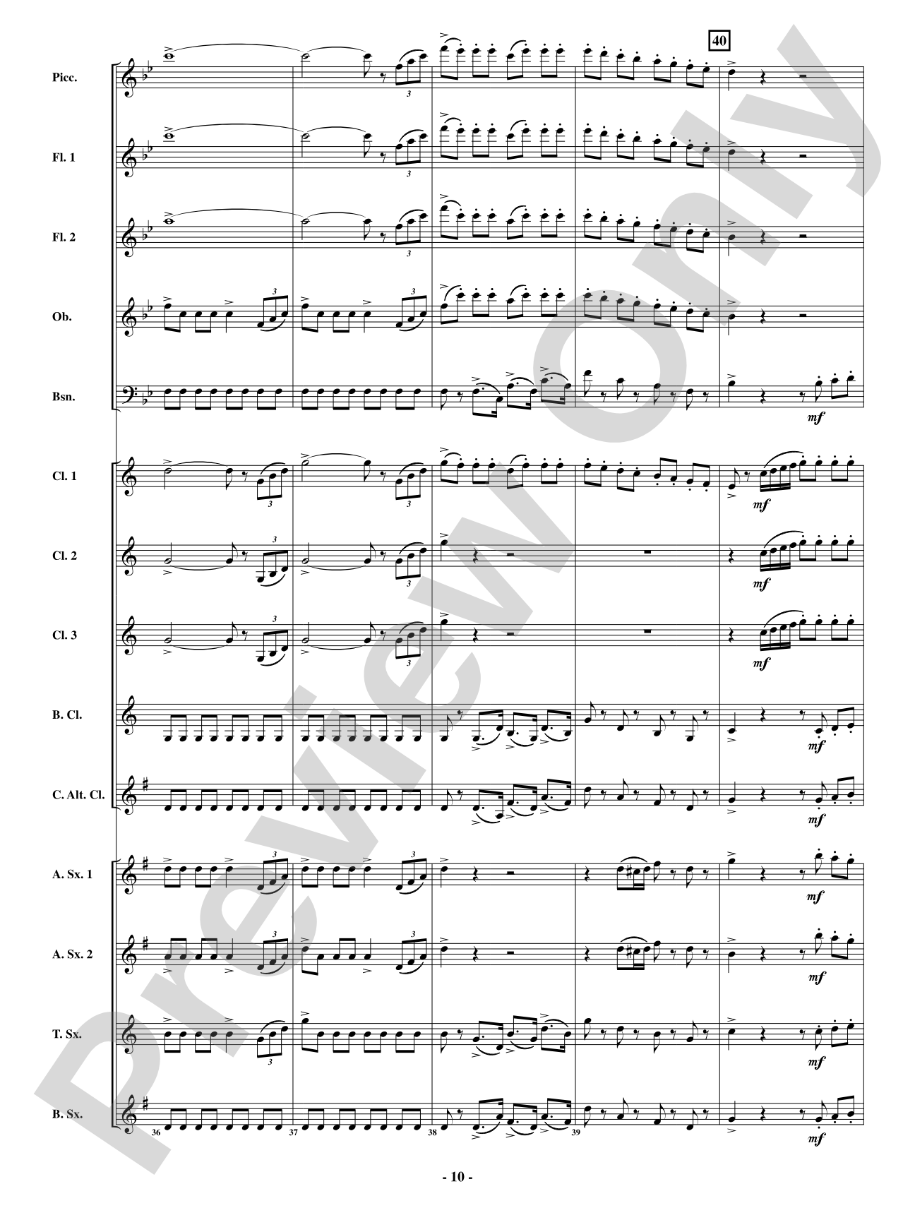 Finale - From <i>The Barber of Seville</i>: Woodwind Ensemble Conductor Score & Parts