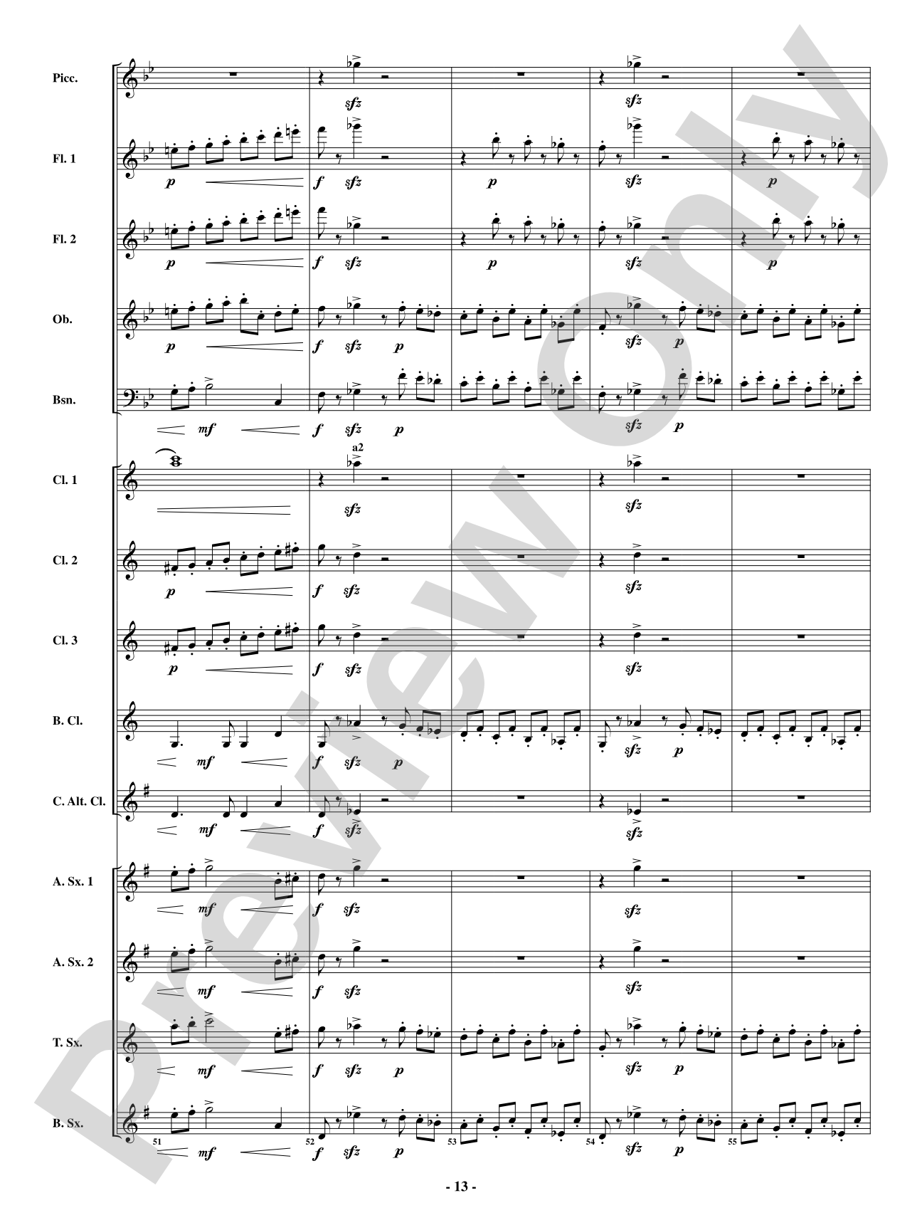 Finale - From <i>The Barber of Seville</i>: Woodwind Ensemble Conductor Score & Parts