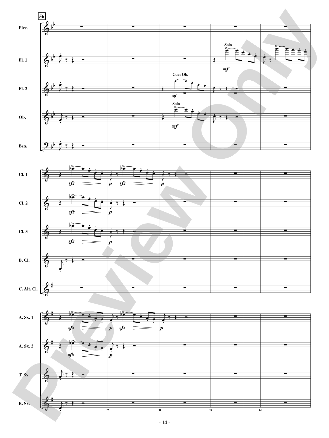 Finale - From <i>The Barber of Seville</i>: Woodwind Ensemble Conductor Score & Parts