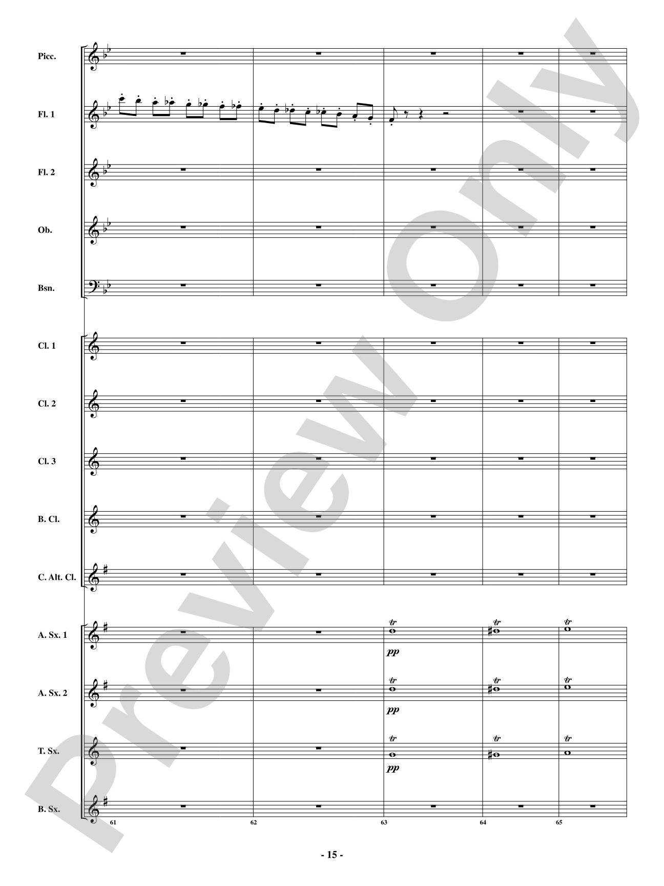 Finale - From <i>The Barber of Seville</i>: Woodwind Ensemble Conductor Score & Parts