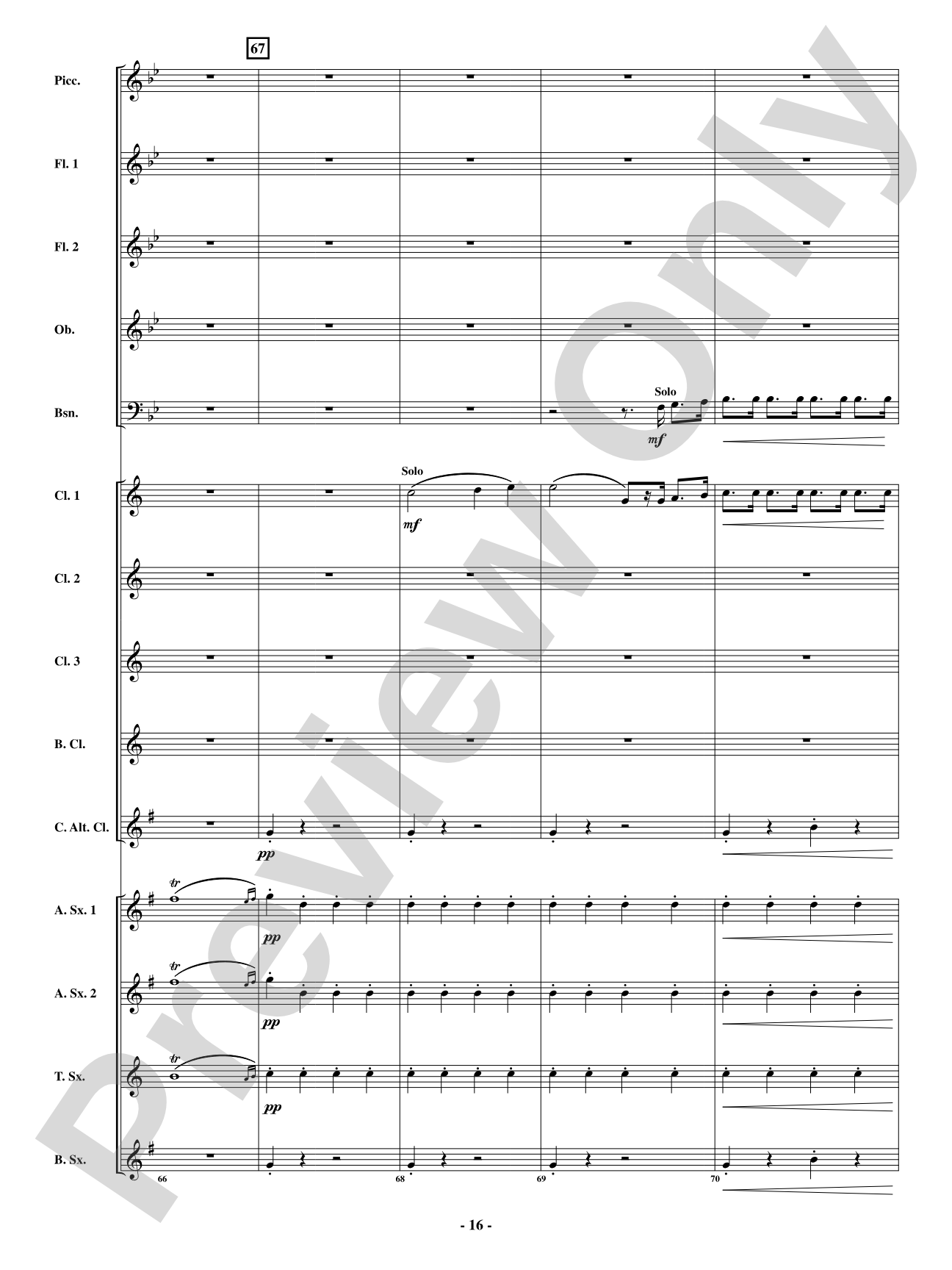 Finale - From <i>The Barber of Seville</i>: Woodwind Ensemble Conductor Score & Parts