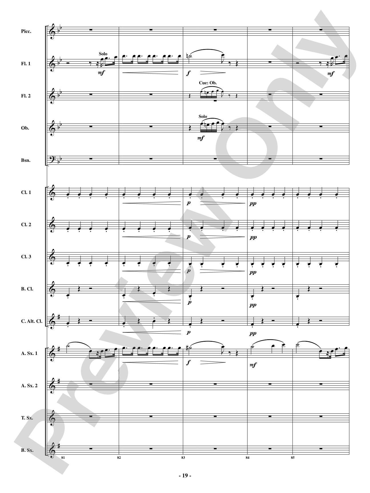 Finale - From <i>The Barber of Seville</i>: Woodwind Ensemble Conductor Score & Parts